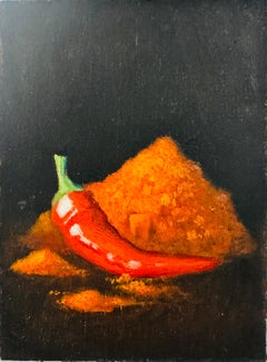 Chili - realistic painting