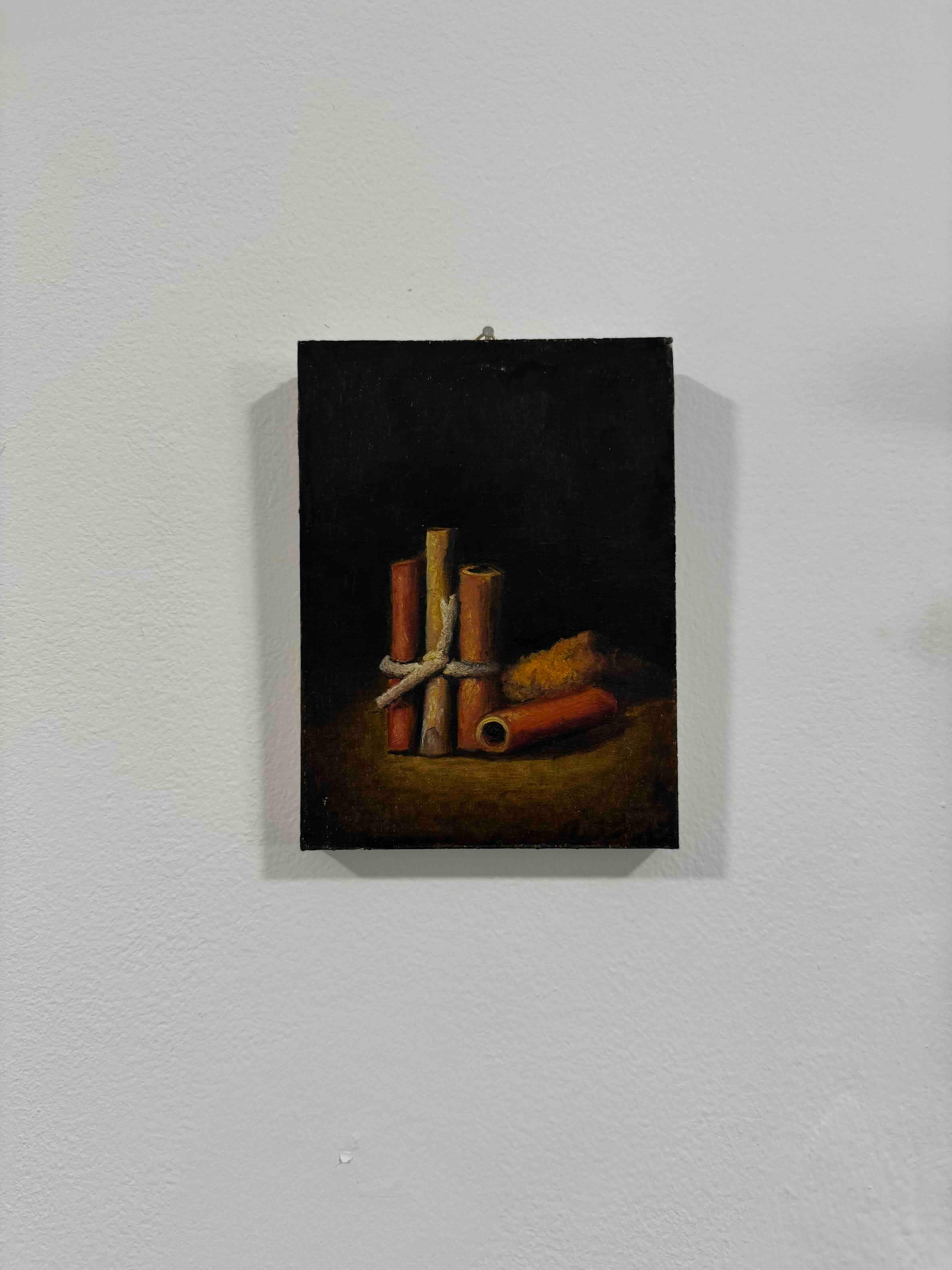 Zimtstangen - realistische Malerei im Angebot 5