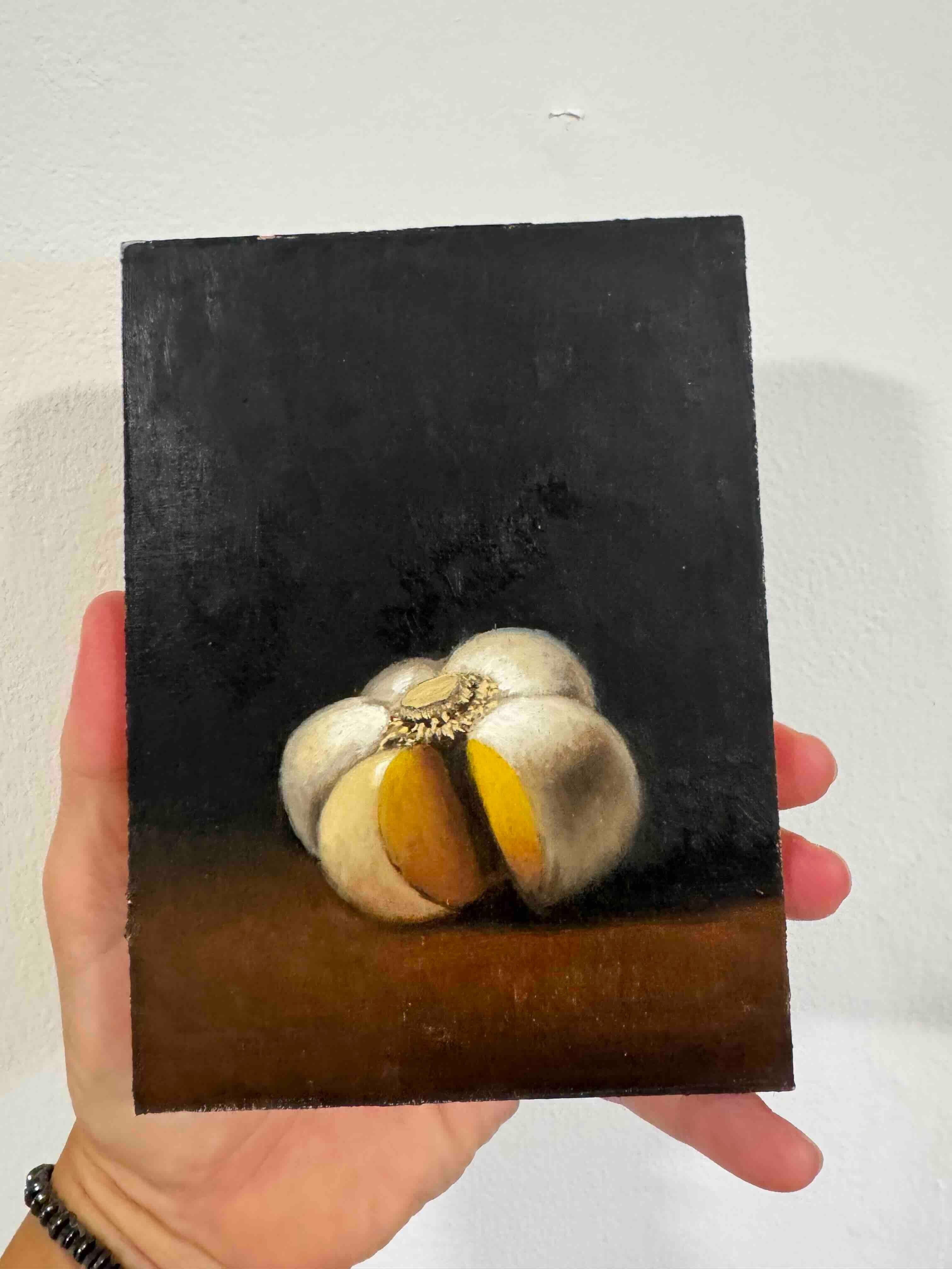 Knoblauch II - realistische Malerei im Angebot 6