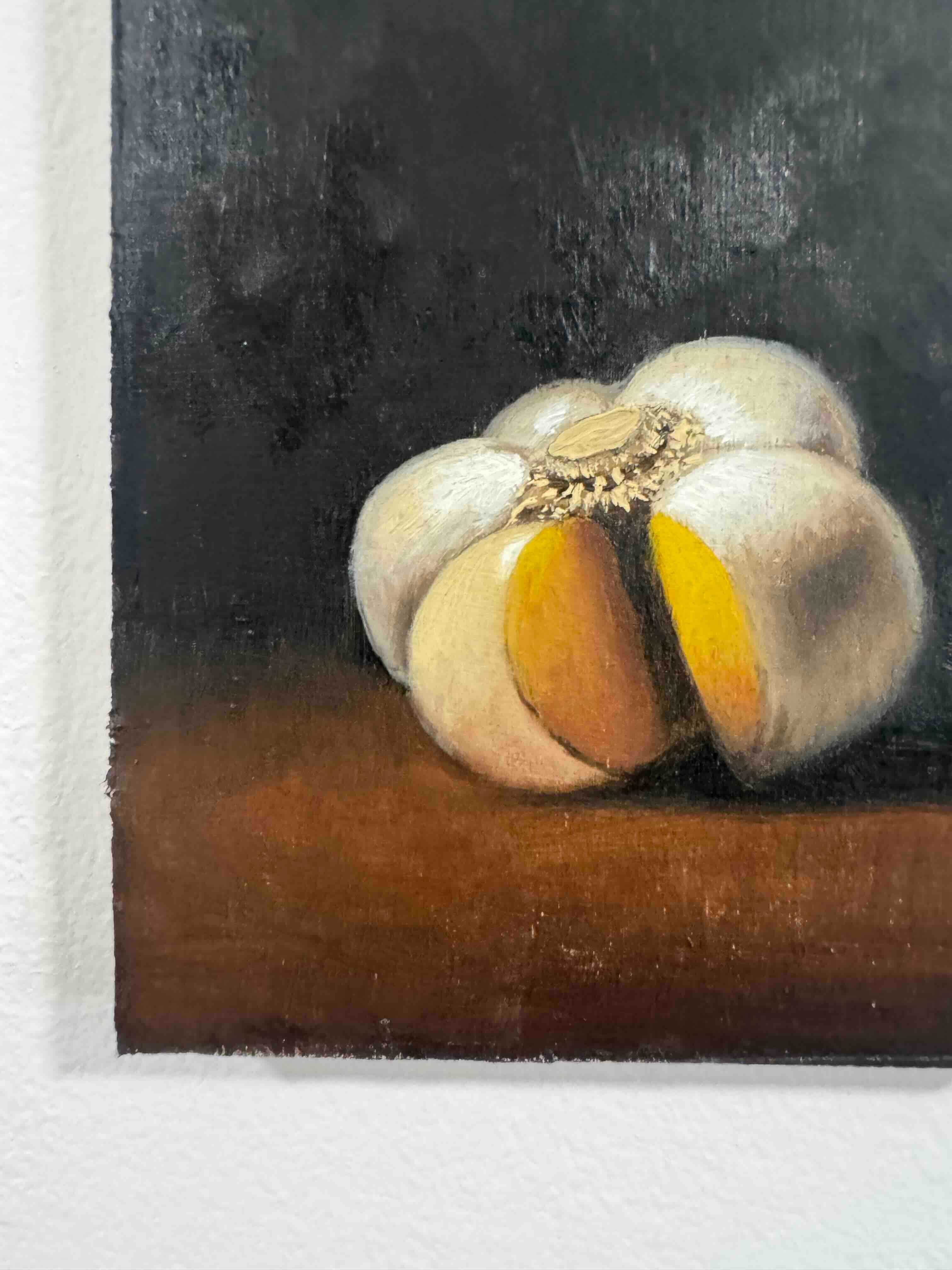 Knoblauch II - realistische Malerei (Realismus), Painting, von Roni Yoffe