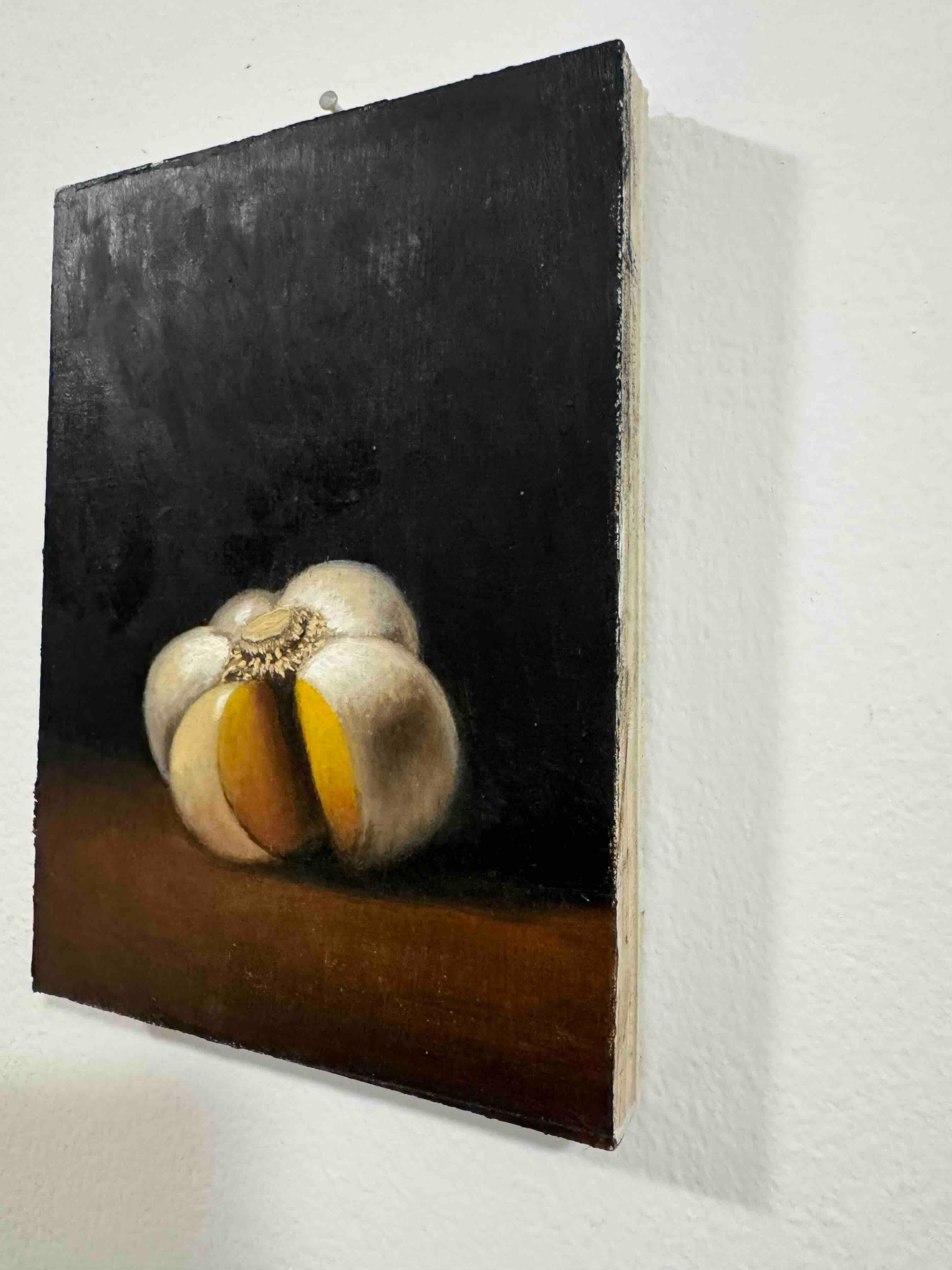 Knoblauch II - realistische Malerei im Angebot 2