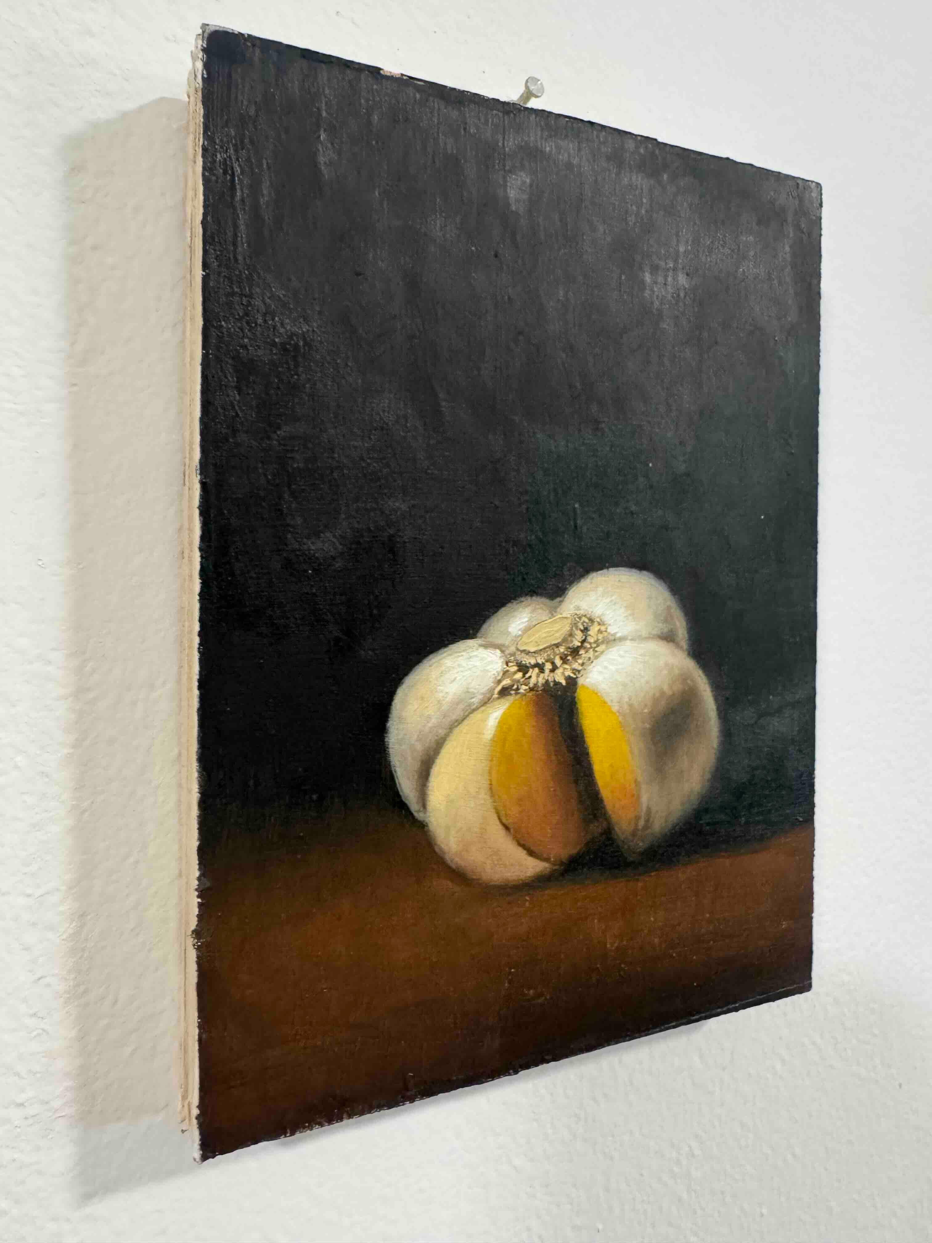 Knoblauch II - realistische Malerei im Angebot 3