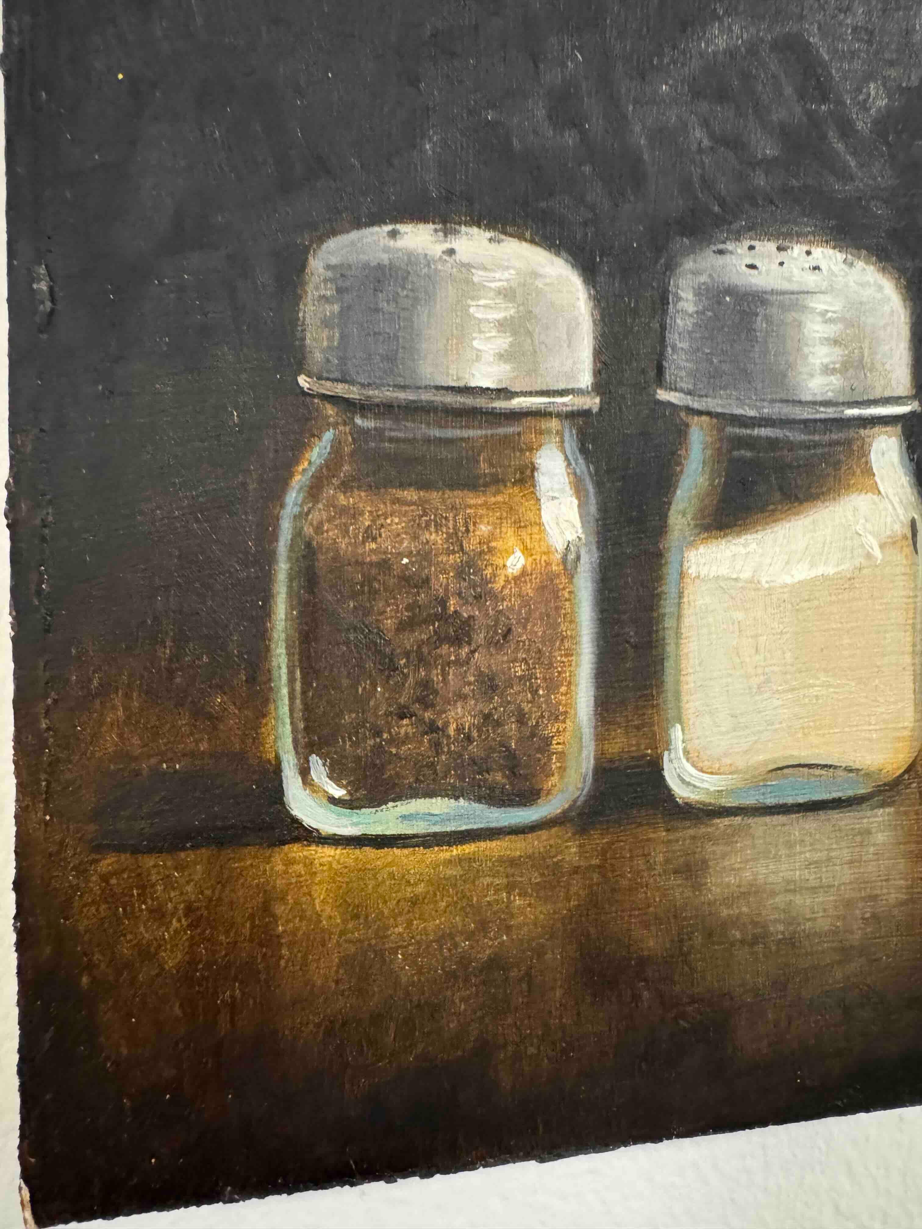Sale e pepe - pittura realistica - Painting Realismo di Roni Yoffe