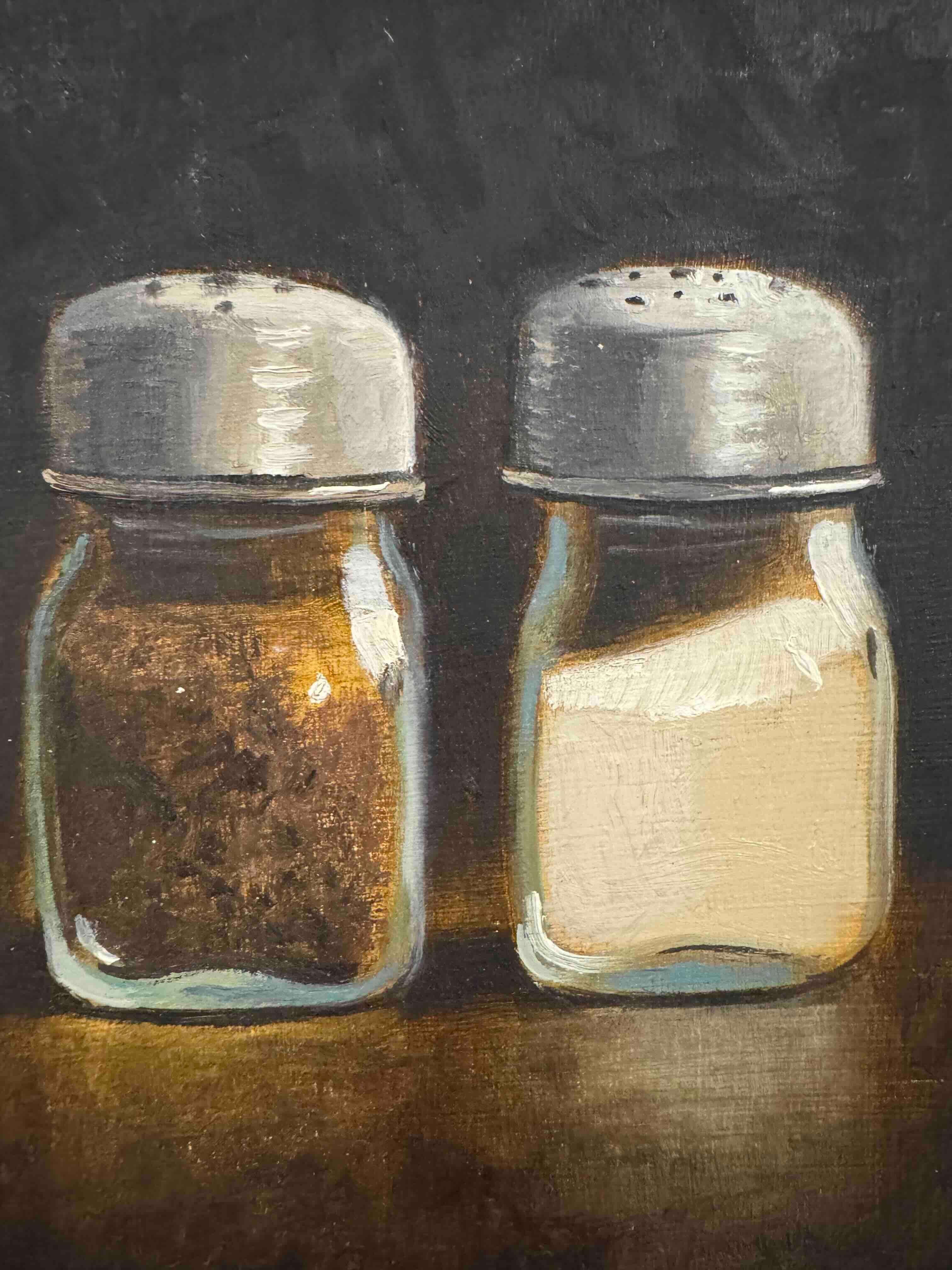 Questo dipinto iperrealista di Roni Yoffe fa parte del suo ultimo corpo di opere. È un olio su legno e non è incorniciato, ma sono disponibili opzioni di incorniciatura.
