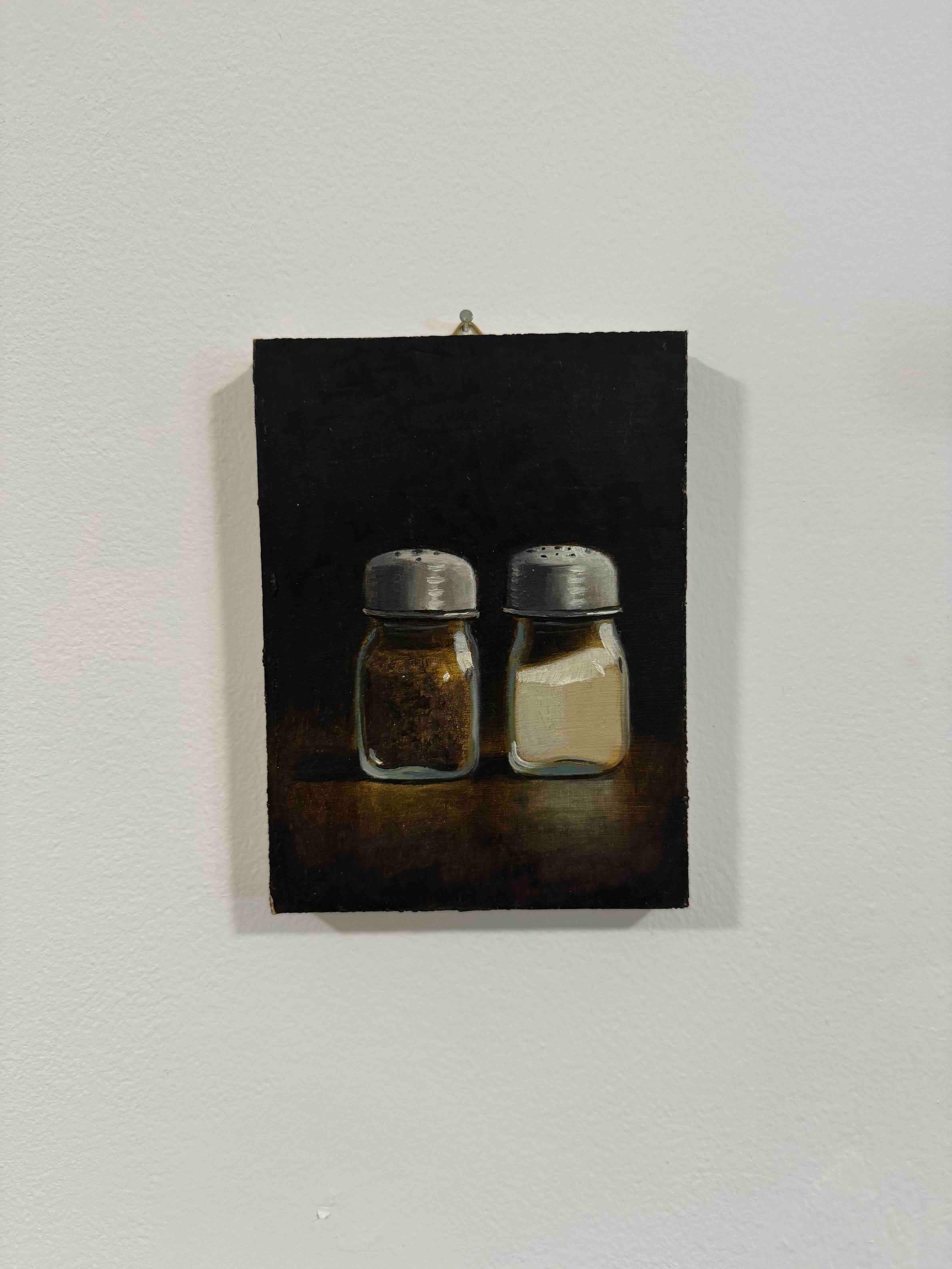 Sale e pepe - pittura realistica in vendita 1