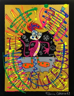 Crisi d'identità (serigrafia unica impreziosita a mano)