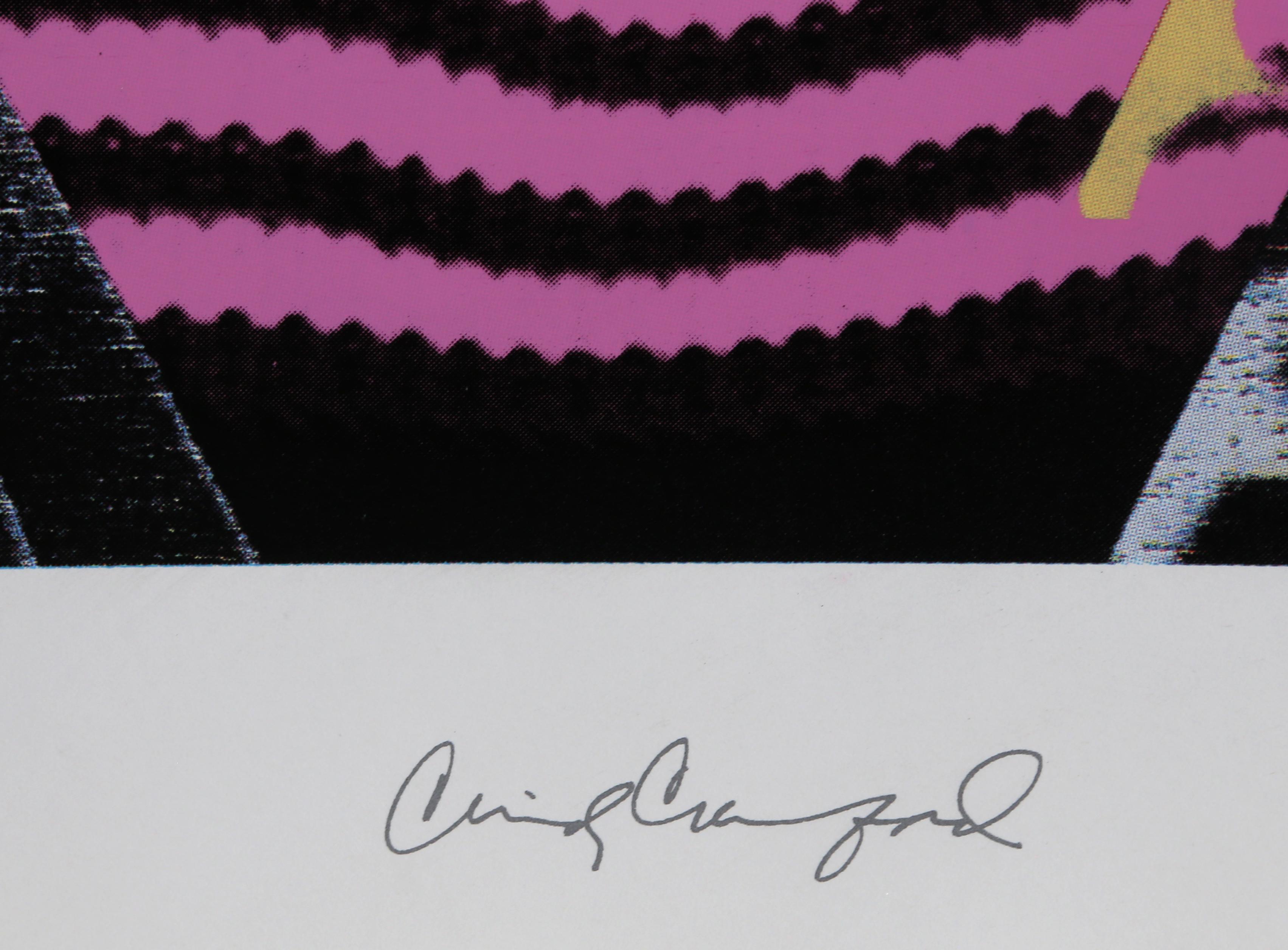 Cindy Crawford, Pop Art silkscreen by Ronnie Cutrone For Sale 1