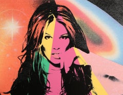 Elle McPherson, serigrafia Pop Art di Ronnie Cutrone