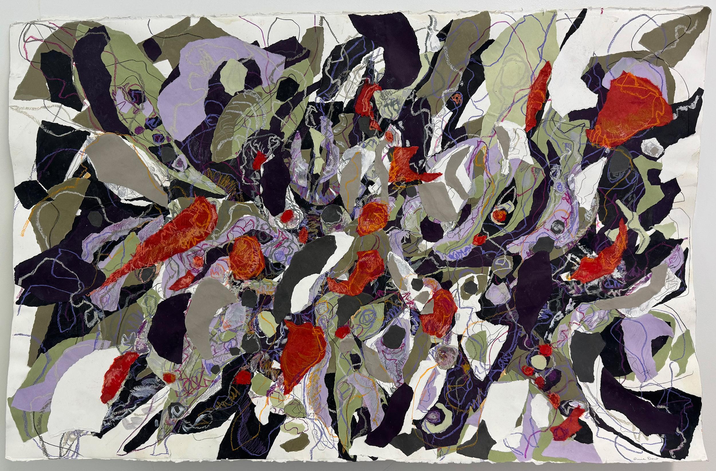 Razzle Dazzle
Ronnie Foont, Américain
Date : 2023
Technique mixte sur papier, signée
Taille : 26 x 40 in. (66.04 x 101.6 cm)
