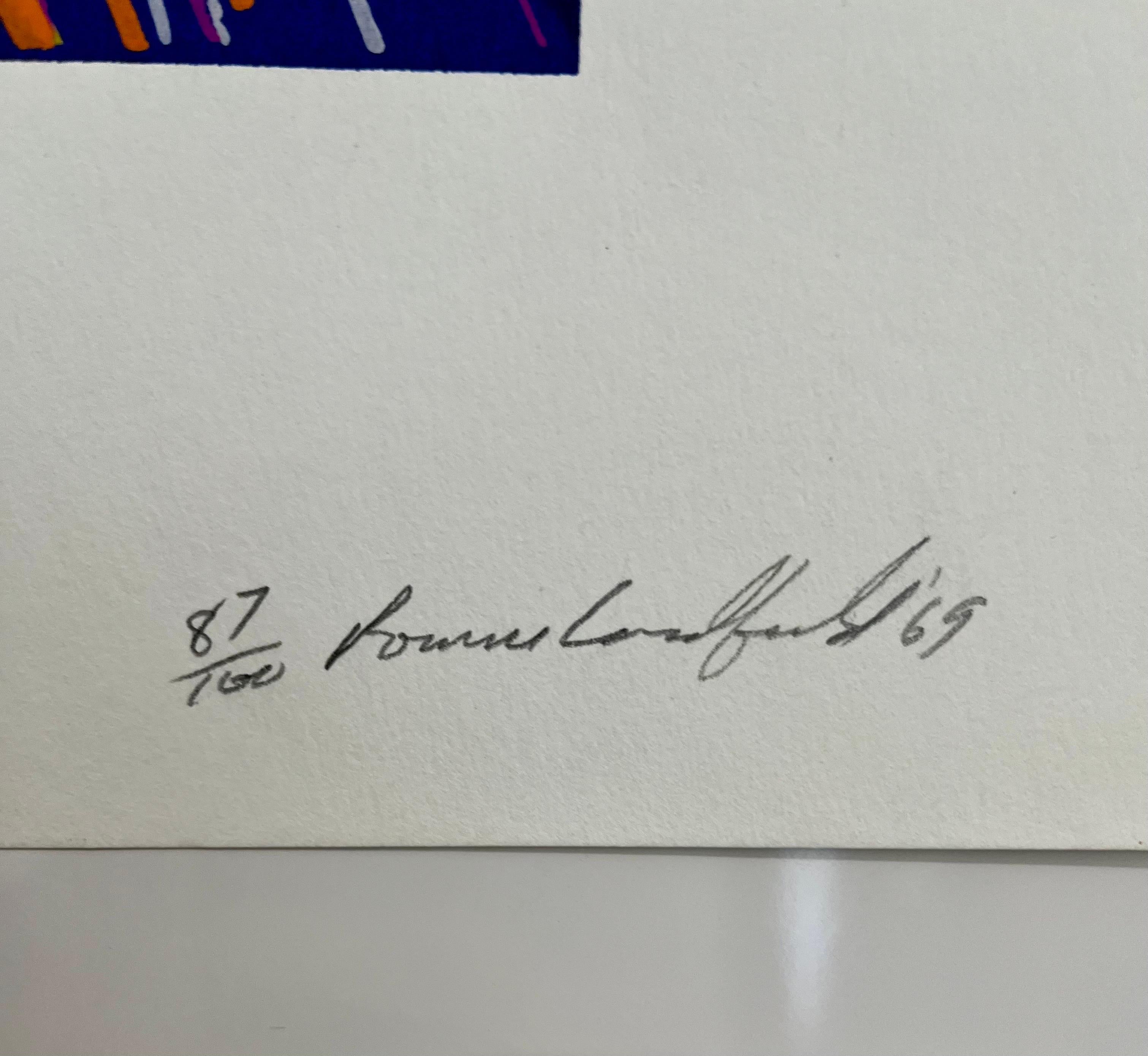 Astrazione lirica Serigrafia Ronnie Landfield Campo di colore astratto in vendita 2