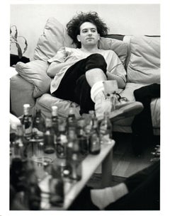 Robert Smith of The Cure on Couch Vintage Original Photograph