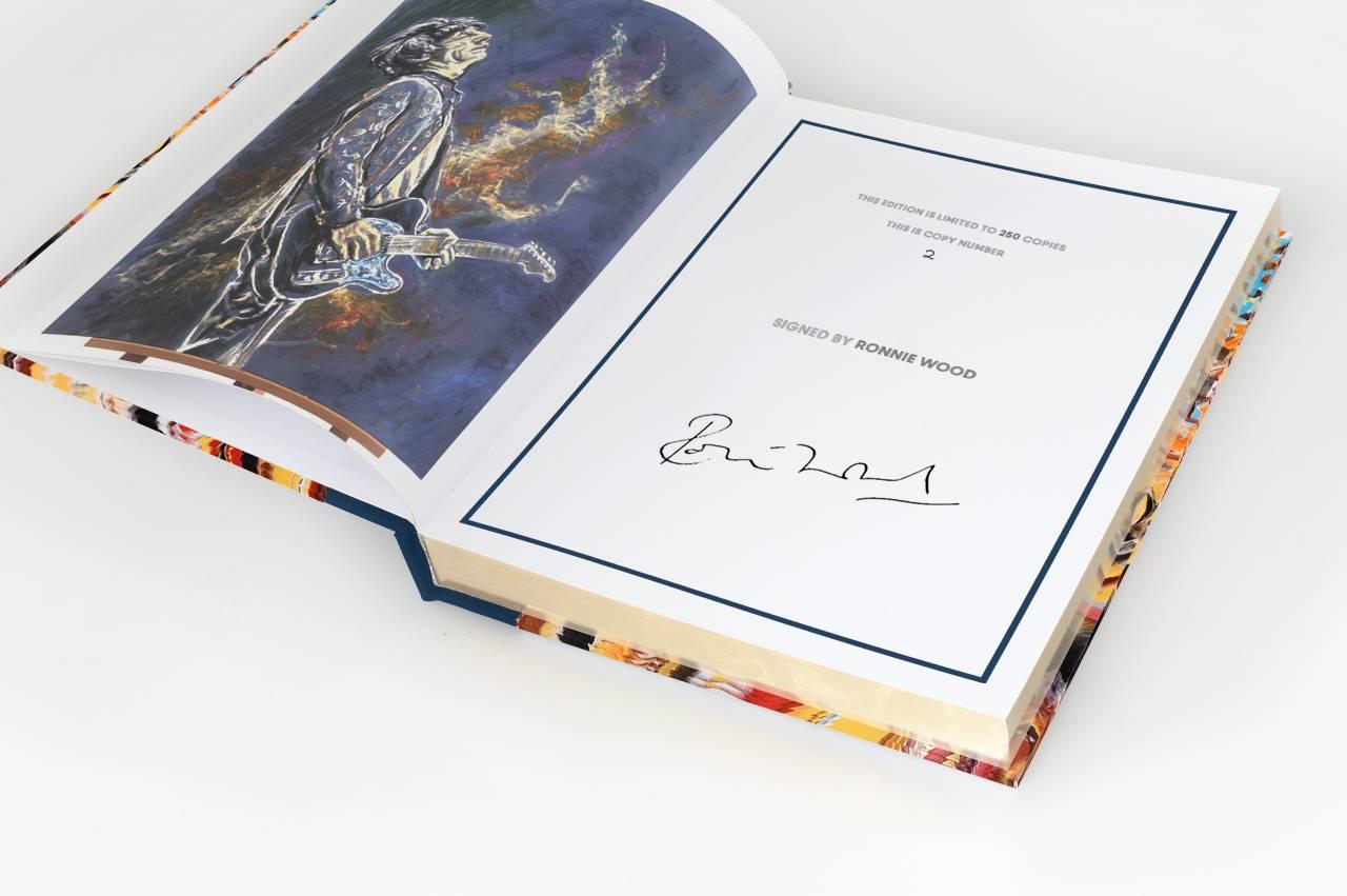 Offering unprecedented insight into the creative processes of a rock’n’roll legend, Ronnie Wood: Artist charts six decades of Ronnie Wood’s art in every medium, from his first-ever commission at age ten to his latest Stones set lists.

The