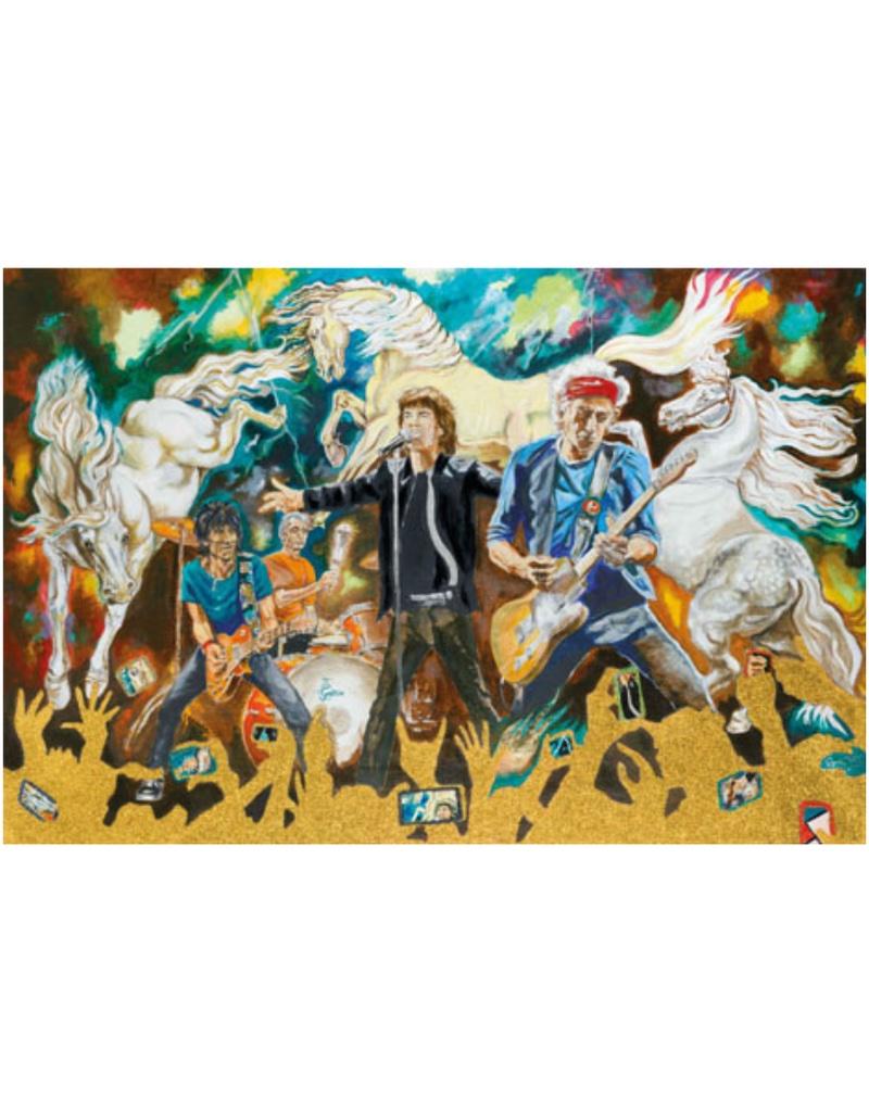 Figurative Print di Ronnie Wood - Cavalli elettrici