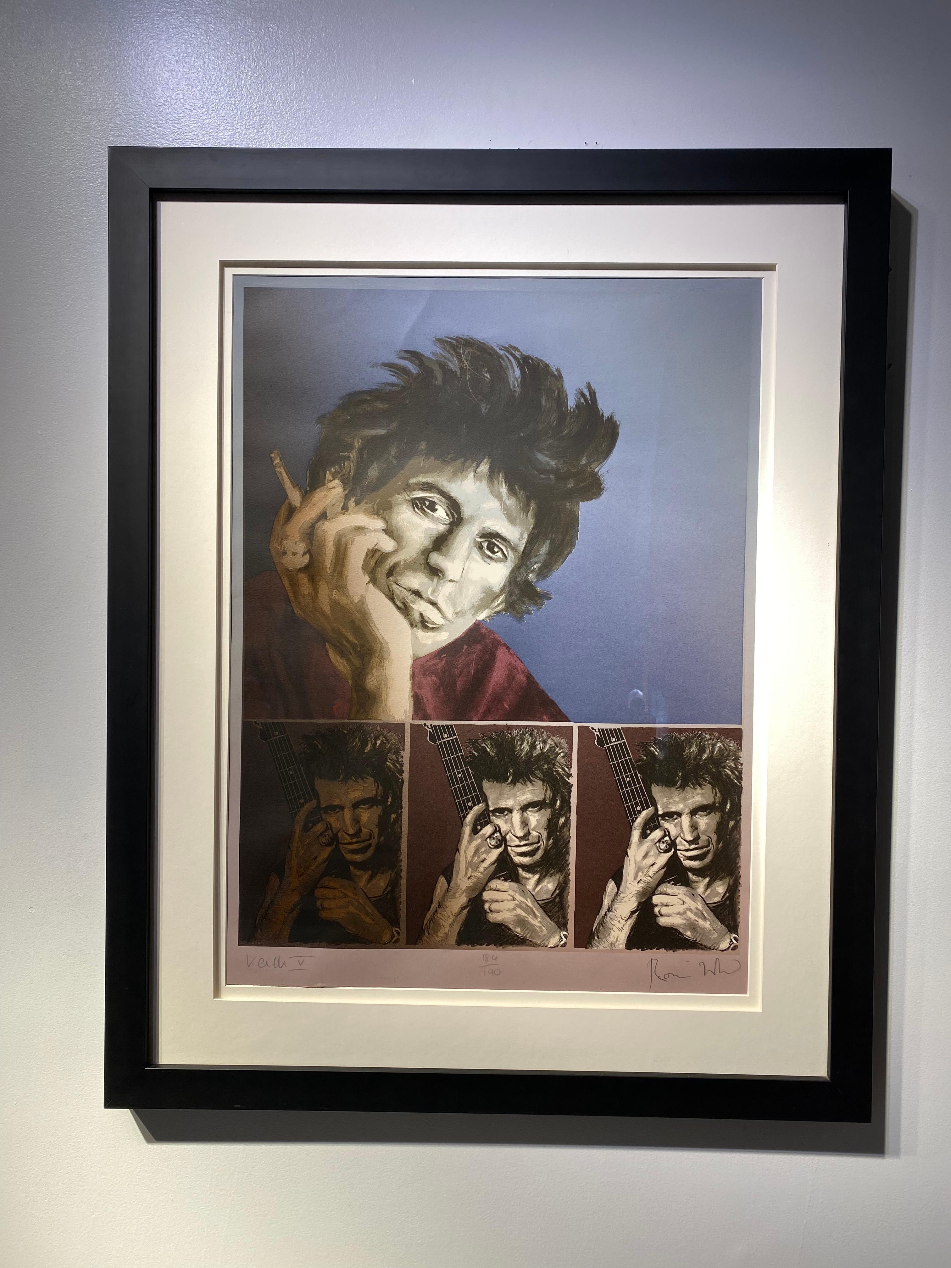 Ronnie Wood Keith V For Sale at 1stDibs ron wood artwork, ronnie