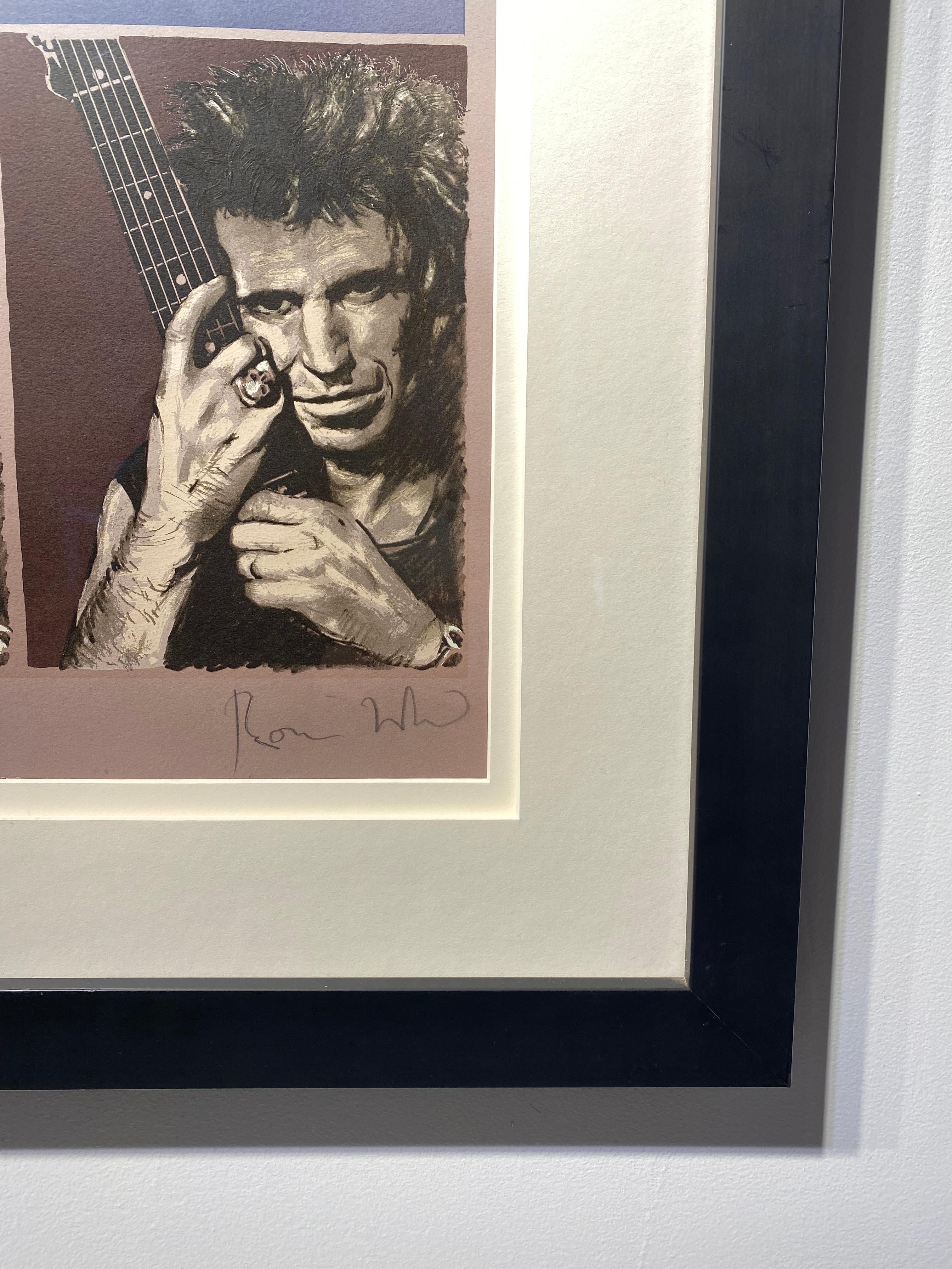 Ronnie Wood Keith V For Sale at 1stDibs ron wood artwork, ronnie