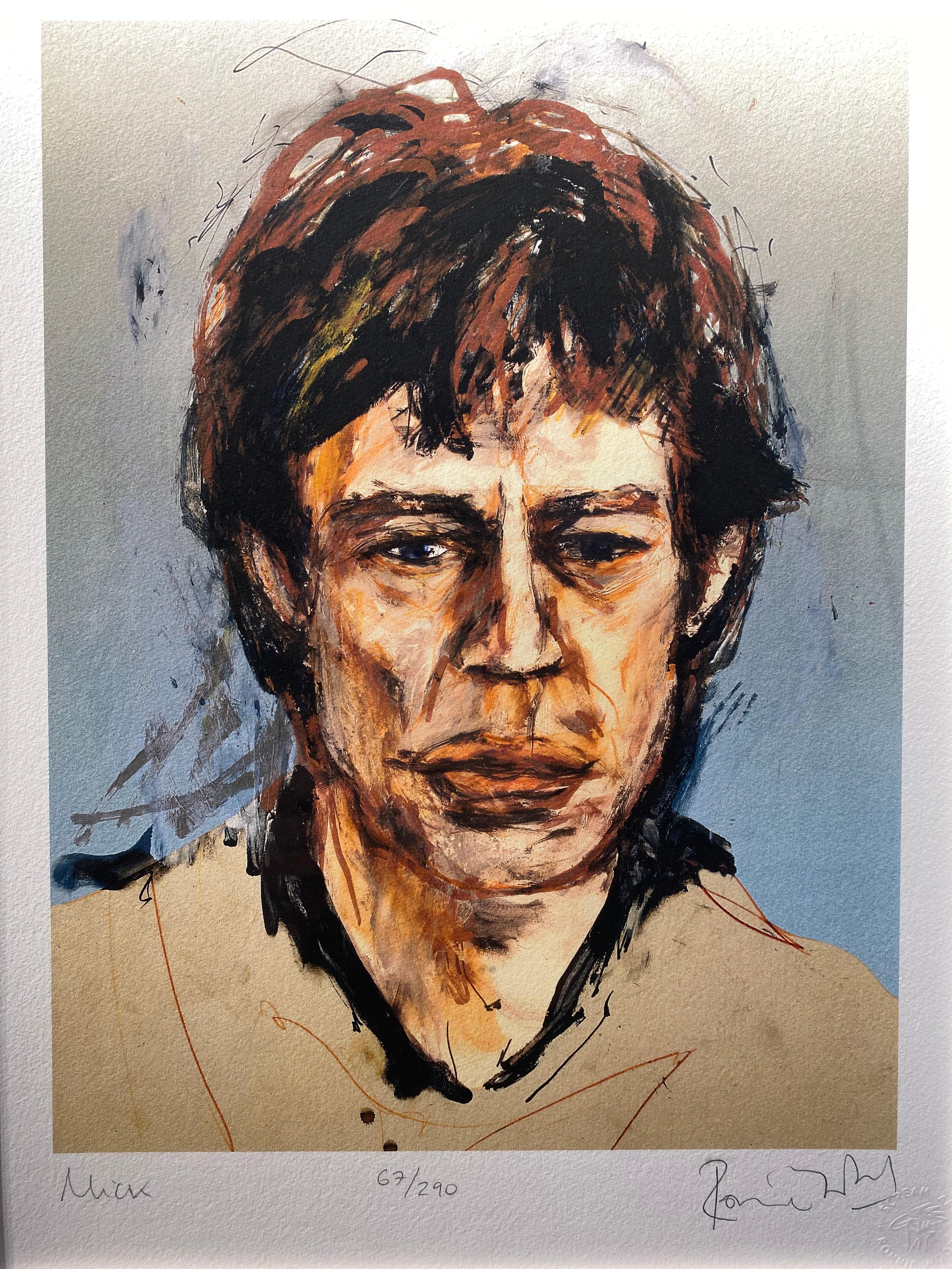 Mick (The Others) - Print by Ronnie Wood