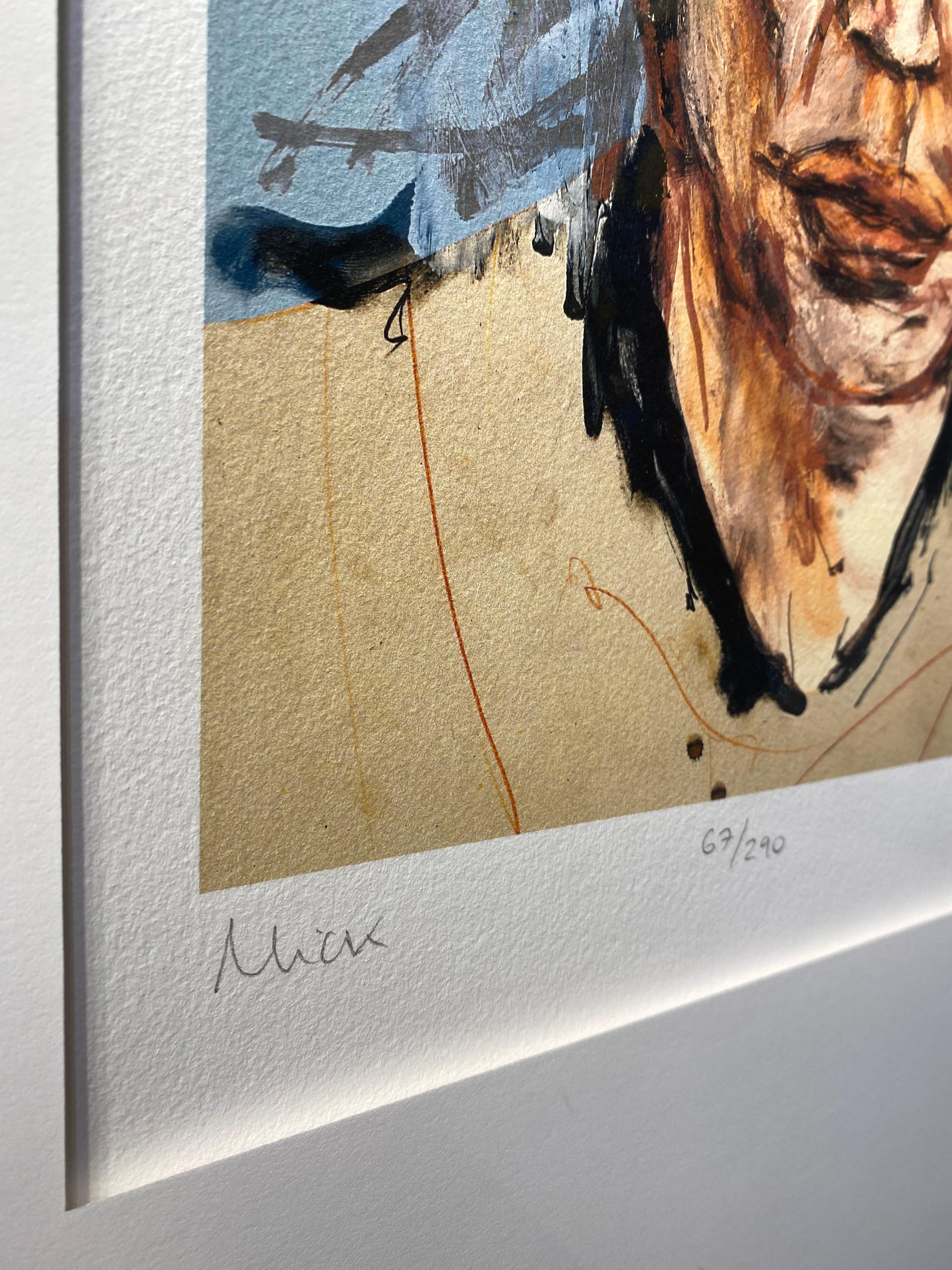 Mick (The Others) - Contemporary Print by Ronnie Wood