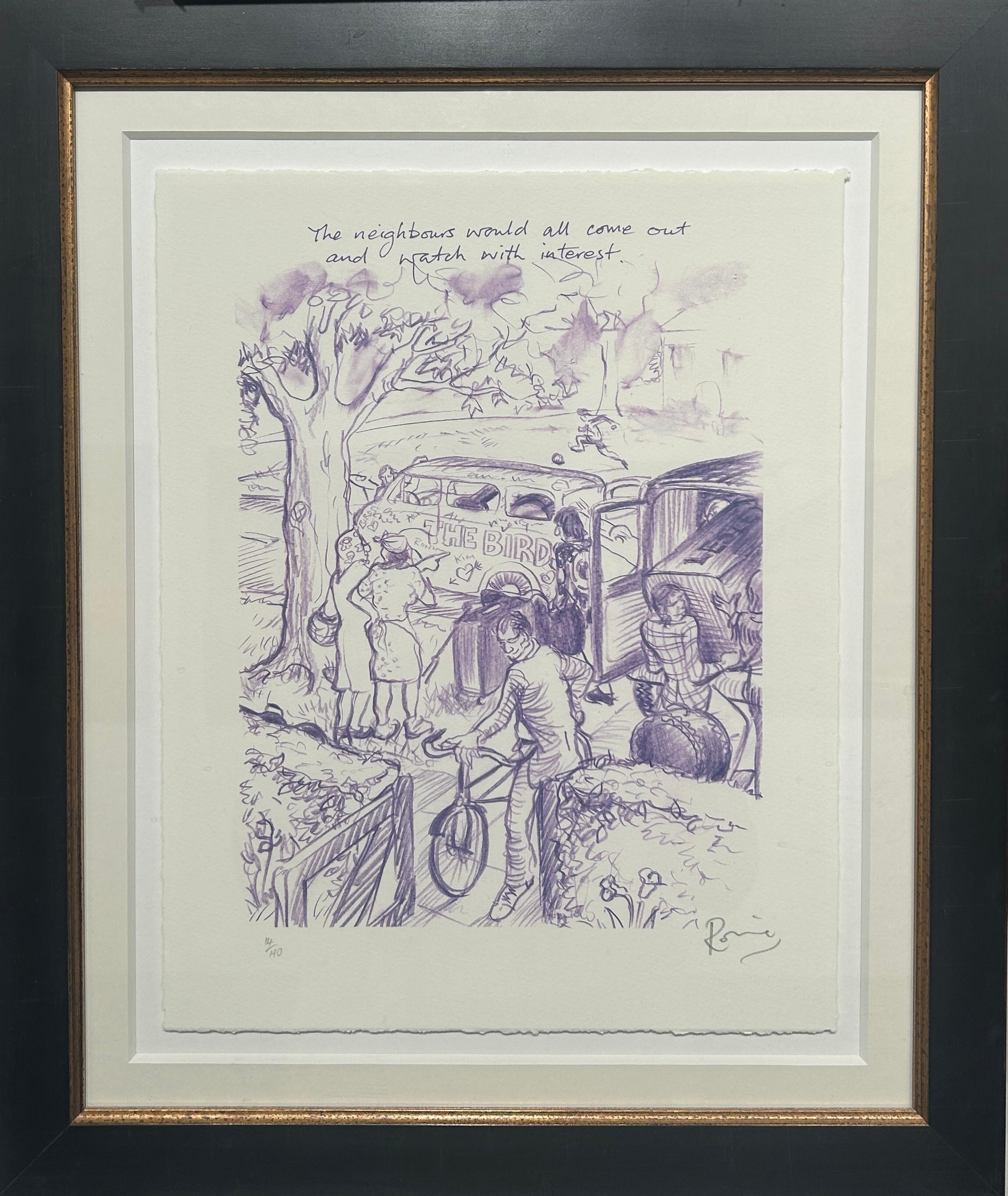 Figurative Print de Ronnie Wood - Las Vans