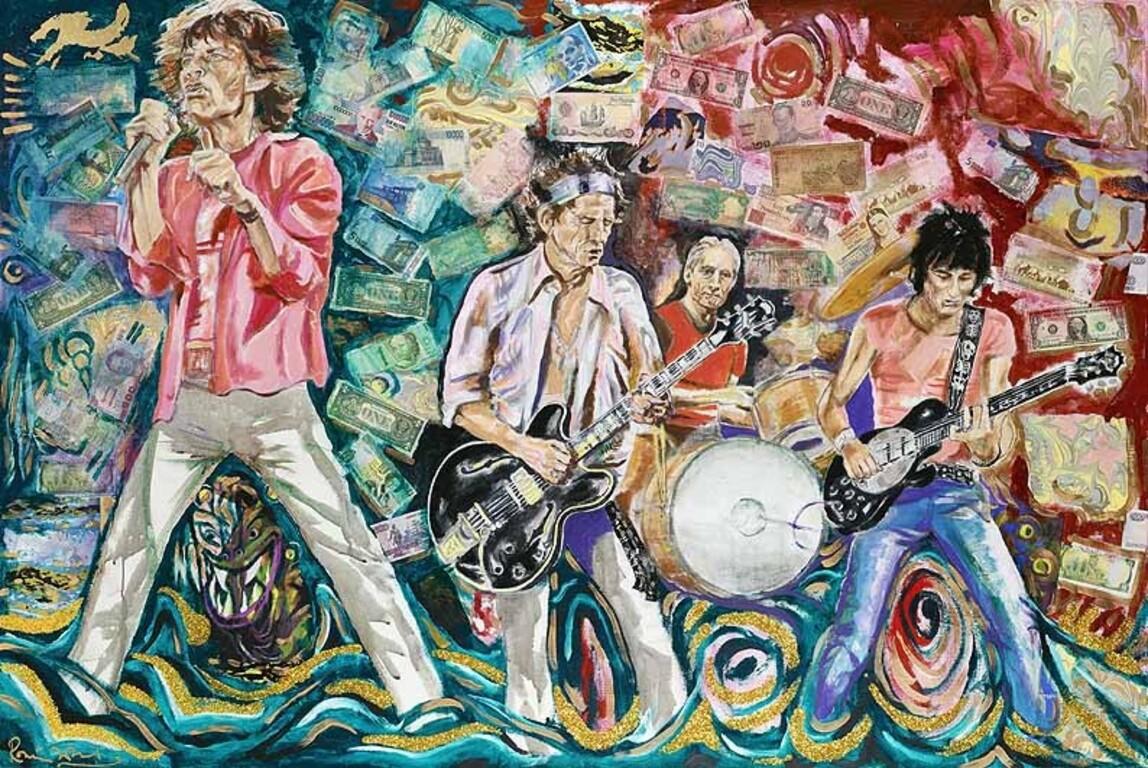 Ronnie Wood Figurative Print - What Price Tickets