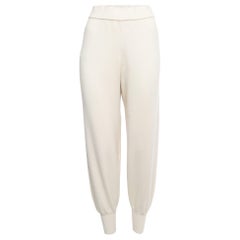 Ronny Kobo Cream Jovita Knit Joggers S