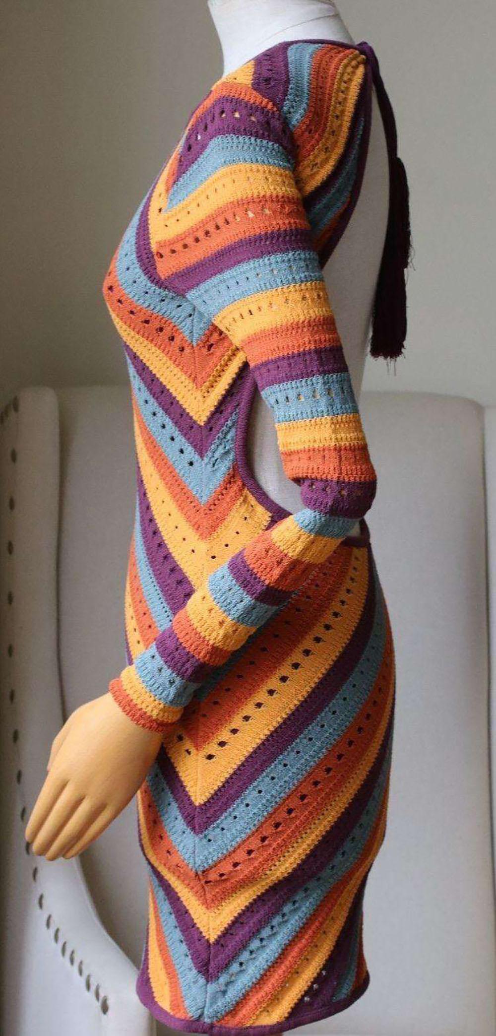 ronny kobo crochet dress