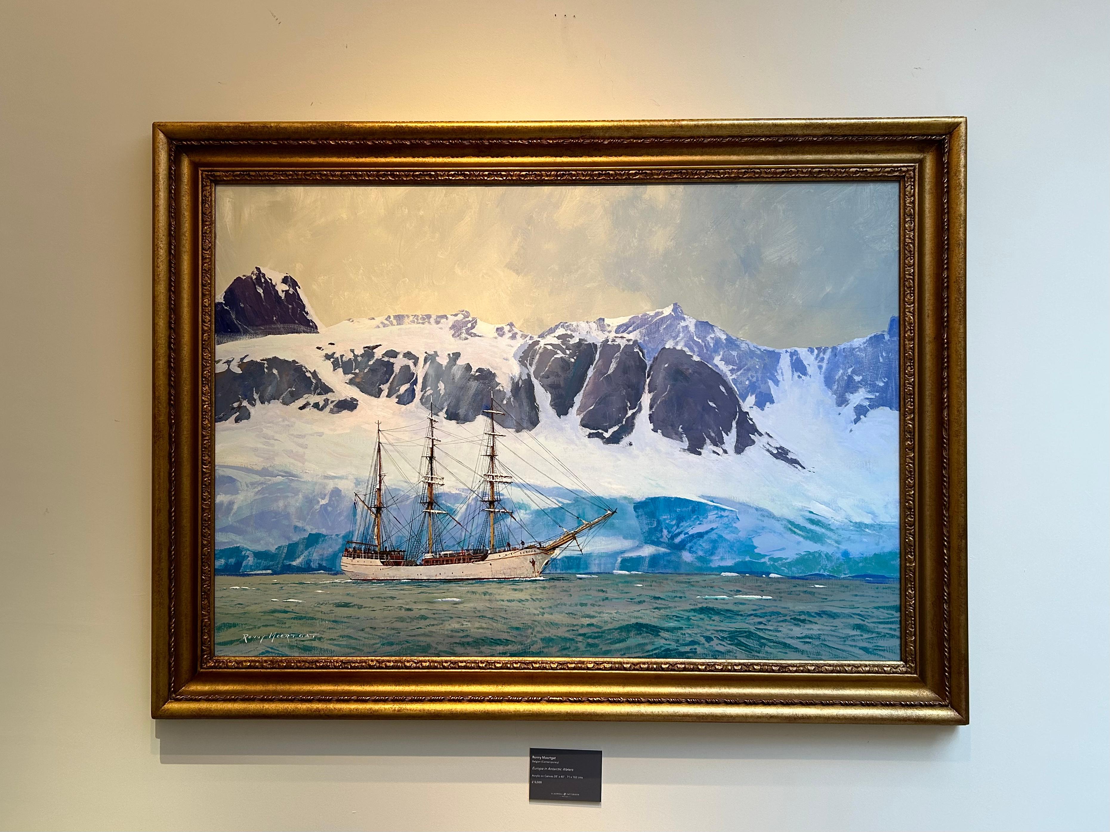 Europa en aguas antárticas - Painting de Ronny Moortgat