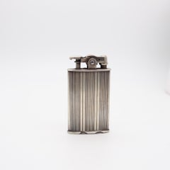 RONSON 1928 Junior Sport First Thumb Model Petrol Lighter In .925 Sterling