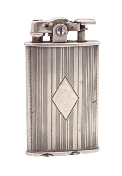 RONSON 1928 Junior Sport First Thumb Model Petrol Lighter In .925 Sterling