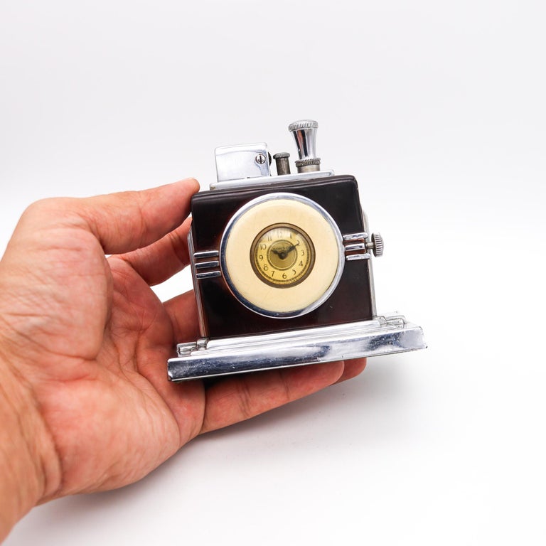 cigarette lighter used in maltese falcon RONSON & THE BLACK BIRD Ronson 1936 Art Deco Maltese
