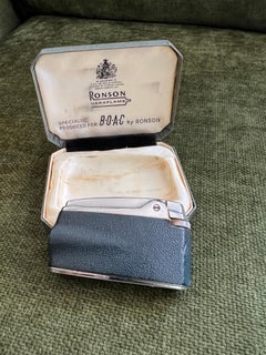 Ronson 1970s for Boac Vintage Rare Lighter Circa 1960