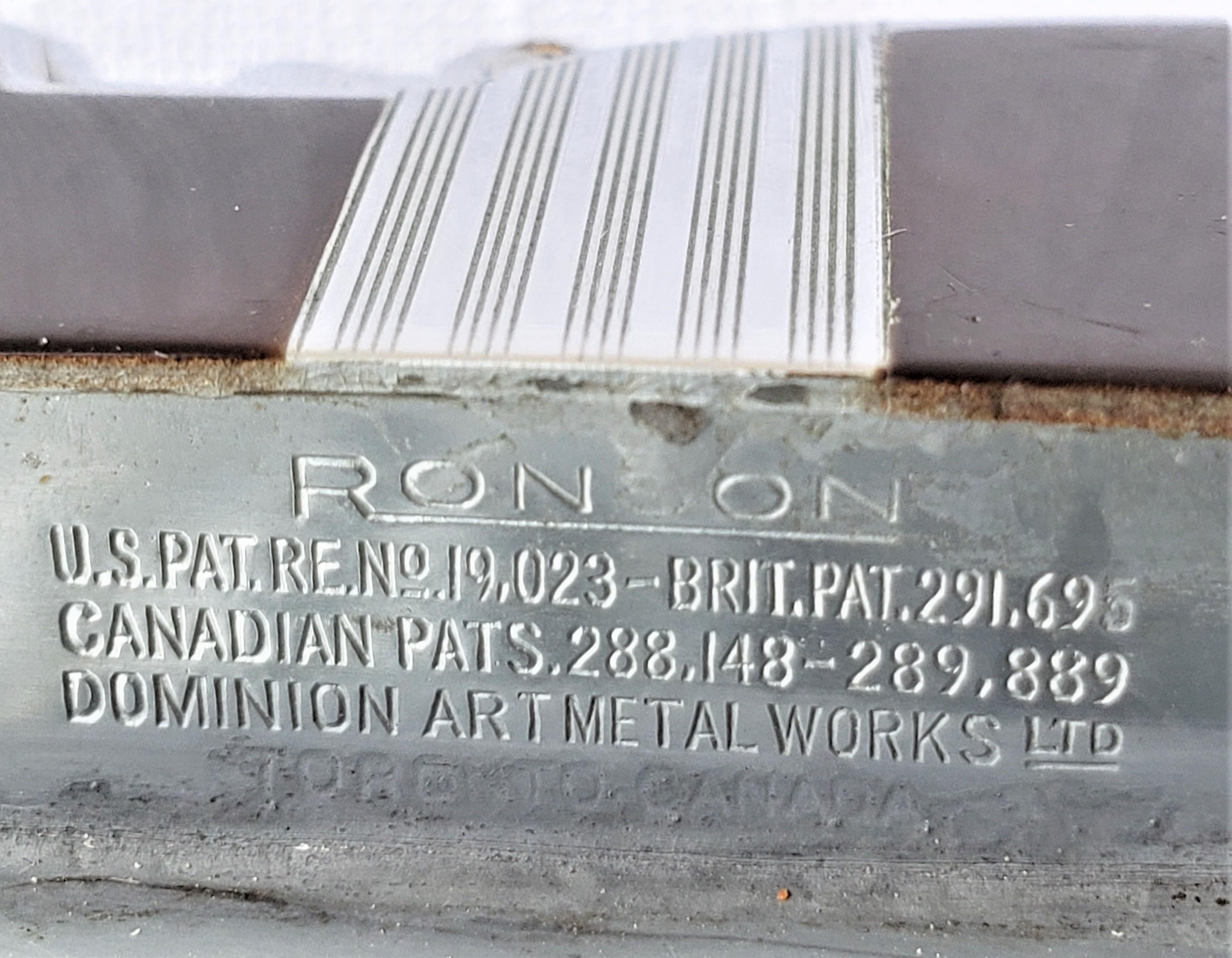 Ronson Art Metal Works Chrome & Enamel Cigarette Case with Built In Lighter In Good Condition For Sale In Hamilton, Ontario
