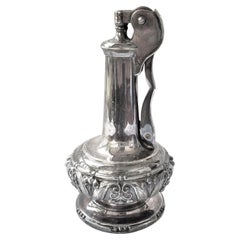 Retro Ronson Mid-Century Era Silver Plated Figural 'Decanter' Table Lighter