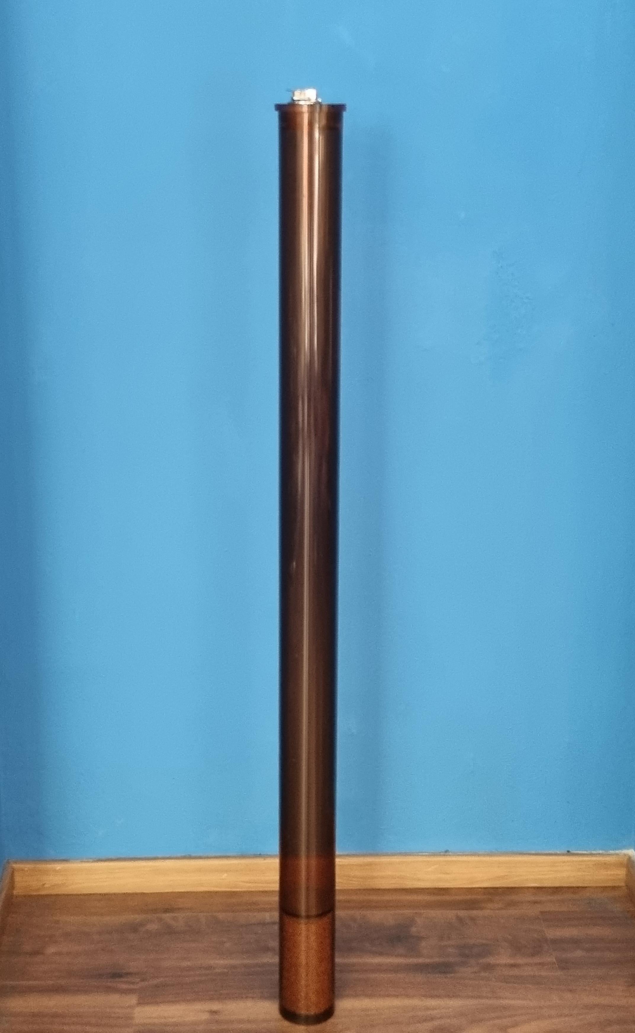 Ronson rare plexiglass floor lighter from the 70s

