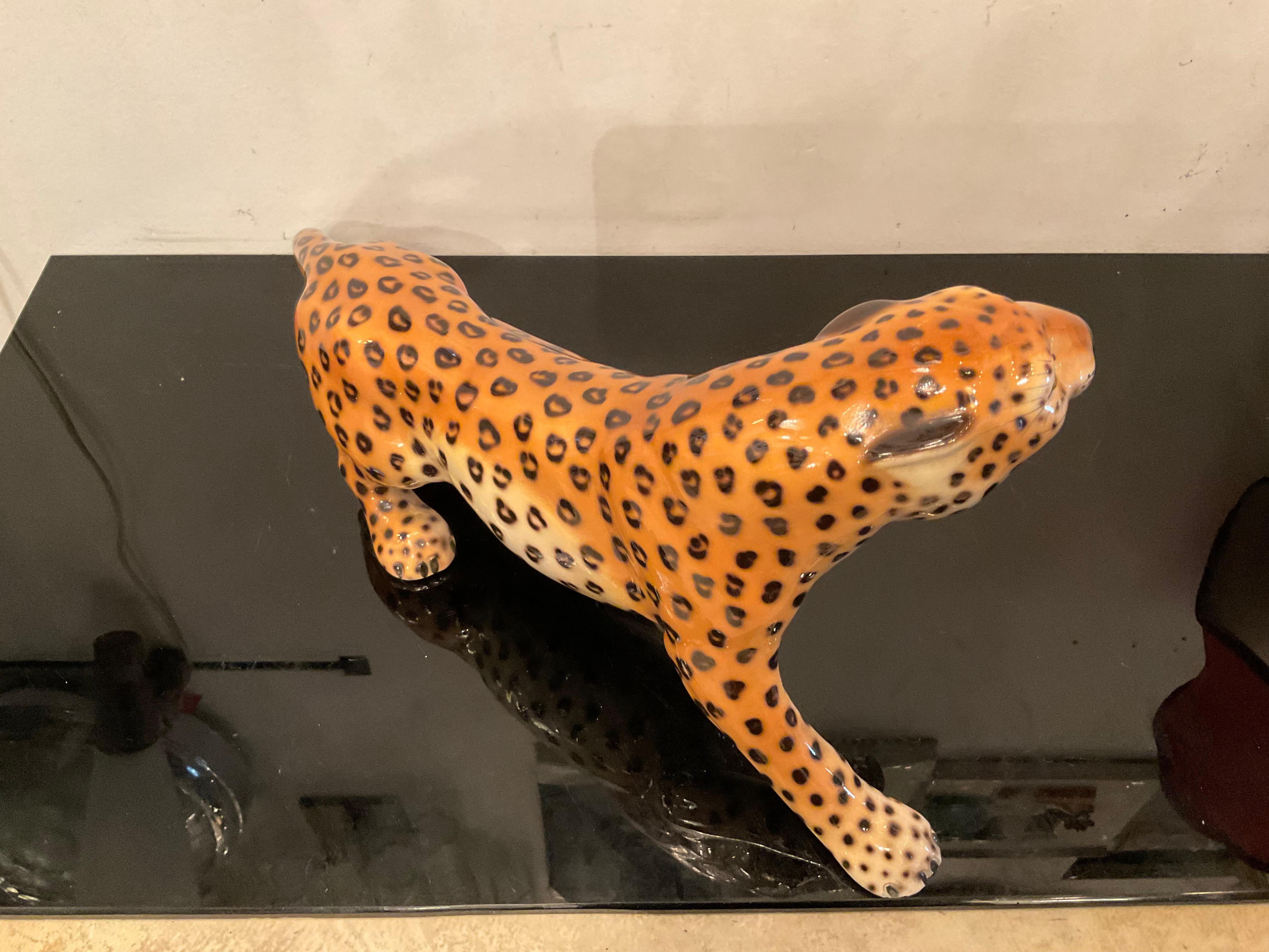 Ronzan, Ceramic Leopard from the, 50s 4