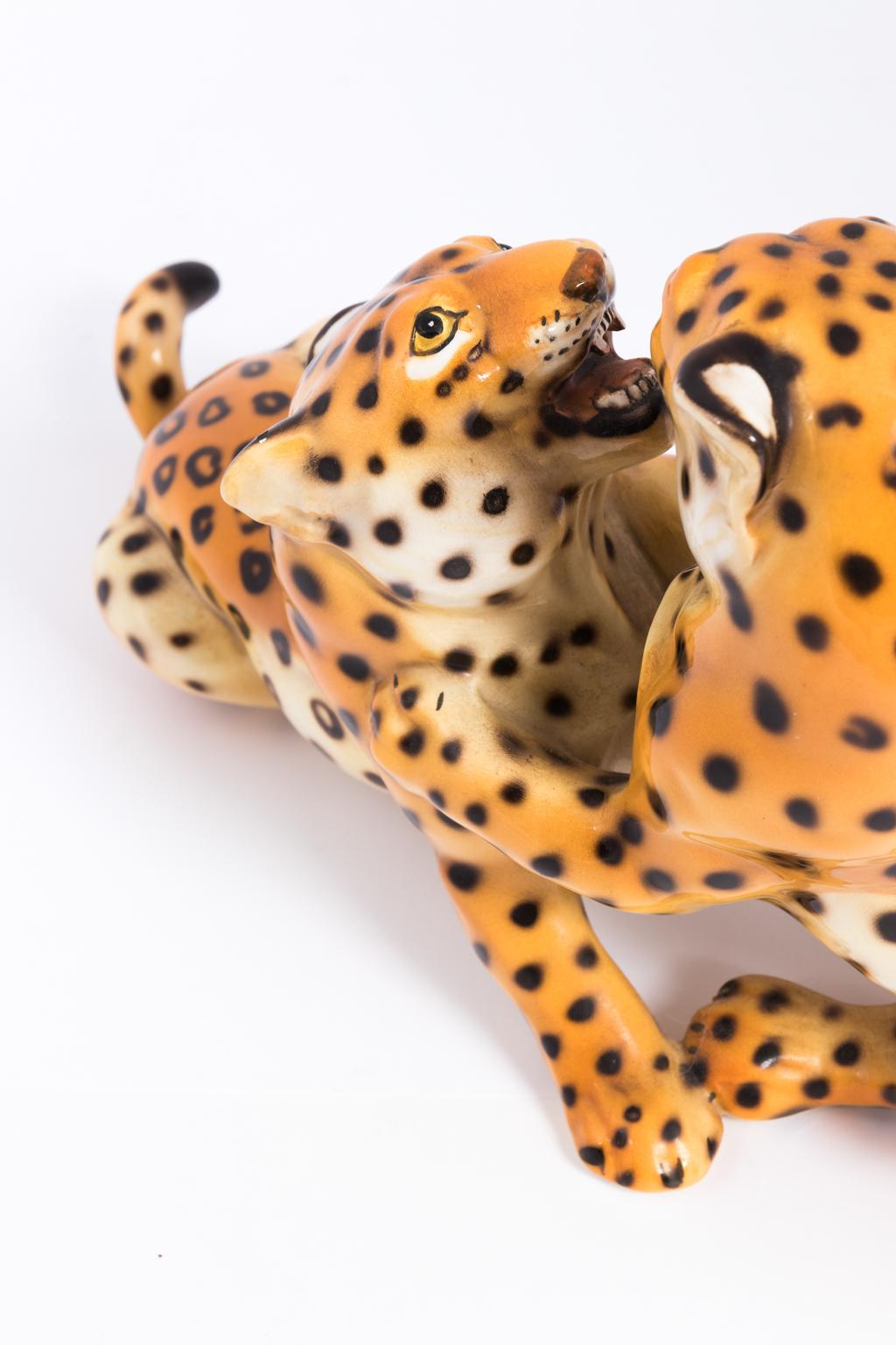 Ronzan Ceramic Leopards  3