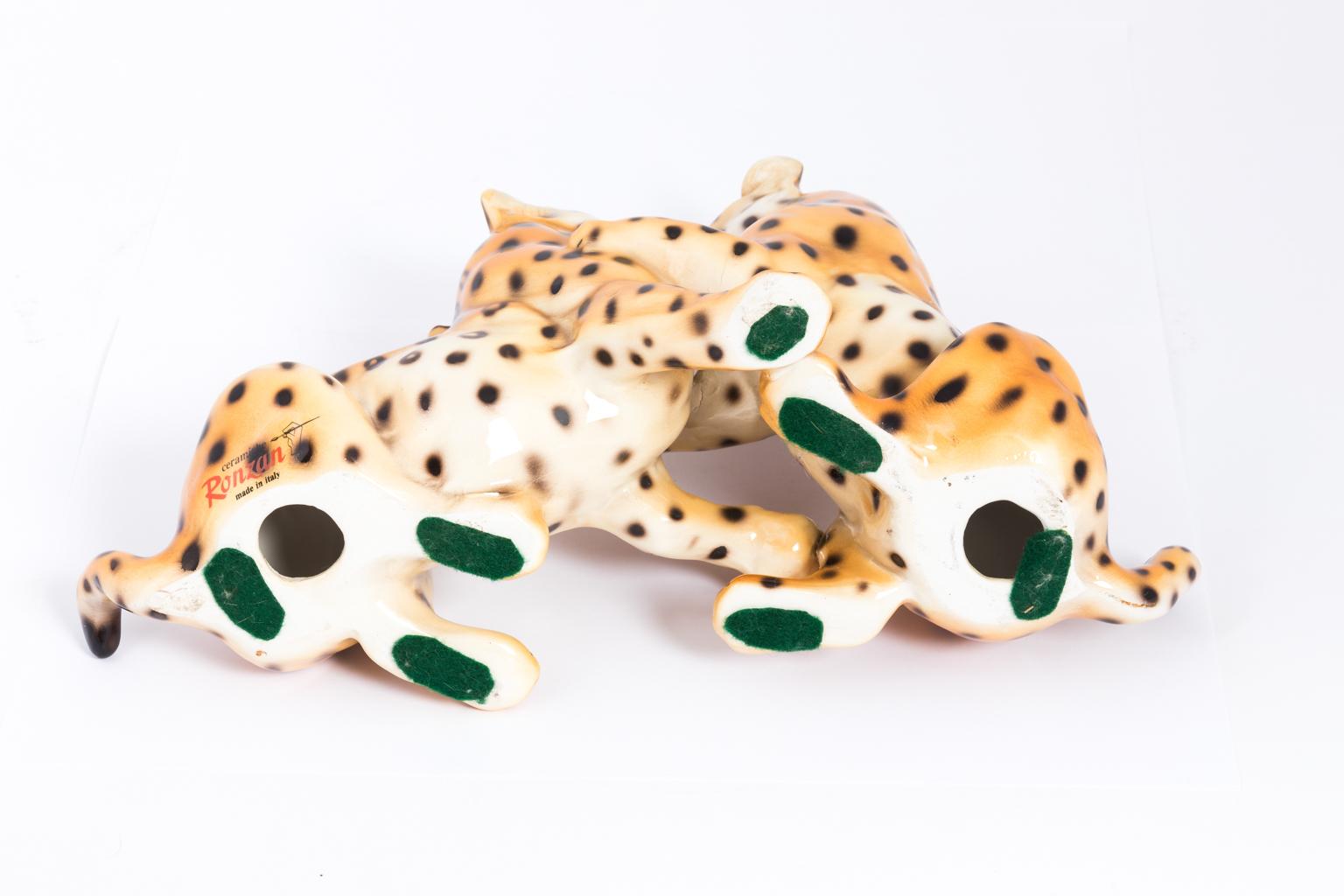 Ronzan Ceramic Leopards  5
