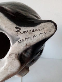 'Ronzan' Lenci Group of Three Ceramic Penguins Signed, Italy, 1950 One is a Lamp