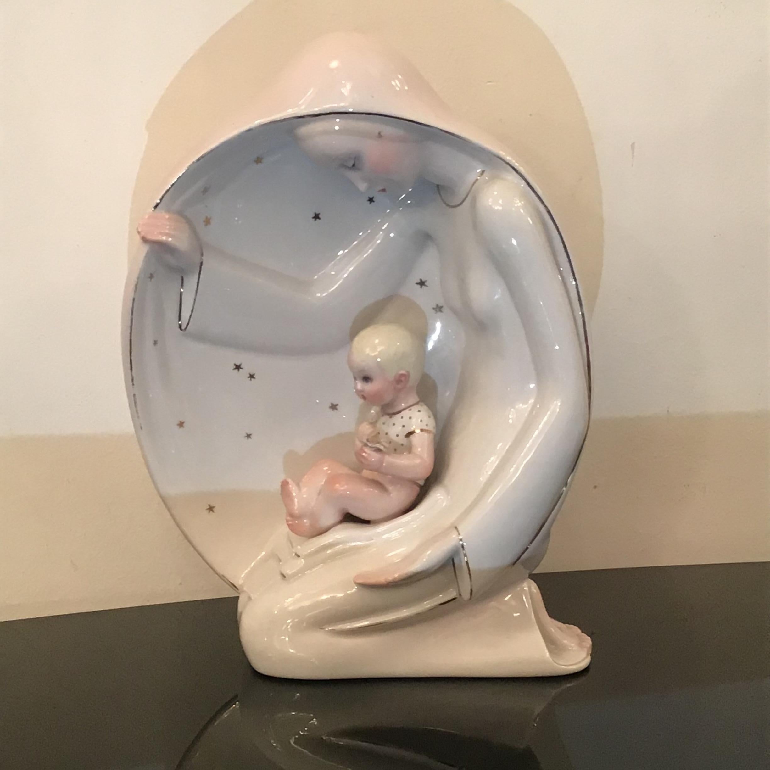 Ronzan Maternity Ceramic 1950 Italy  For Sale 2