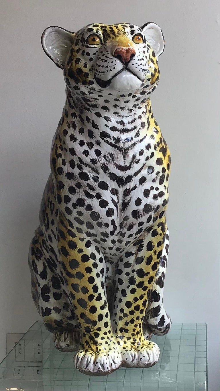 Ronzan “Stile” Jaguar Ceramic, 1950, Italy For Sale at 1stDibs