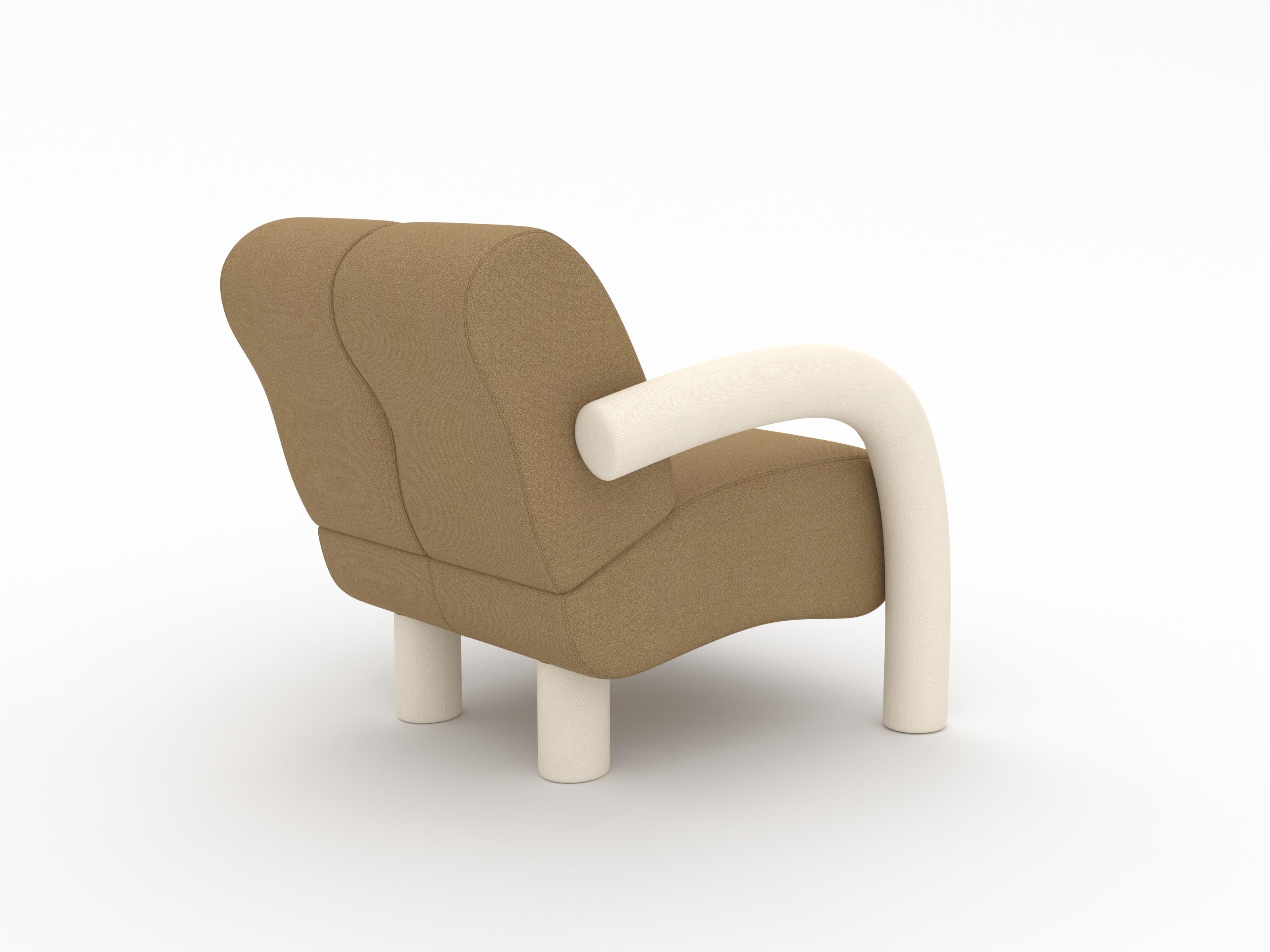 Roo Lounge Sessel, Vidar Braun im Zustand „Neu“ im Angebot in Brooklyn, NY