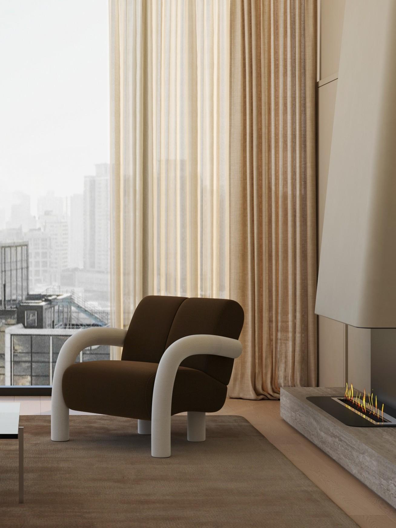 Roo Lounge Sessel, Vidar Braun im Angebot 2