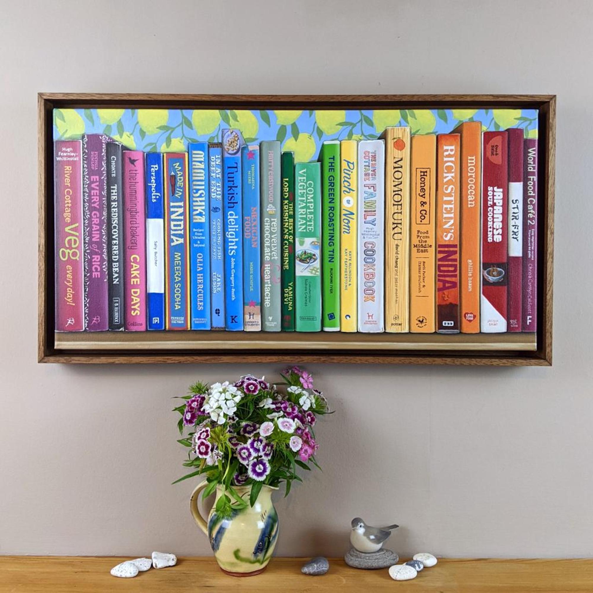 Every Grain of Rice Oil on Canvas Painting, Roo Waterhouse, Book painting  3