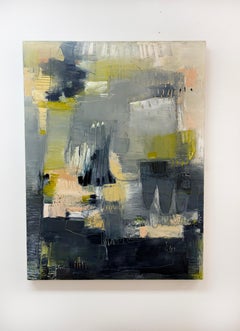 Abstract Oil Painting by Roohi Saleem 'Six Feet Apart'