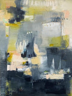 Abstract Oil Painting by Roohi Saleem 'Six Feet Apart'