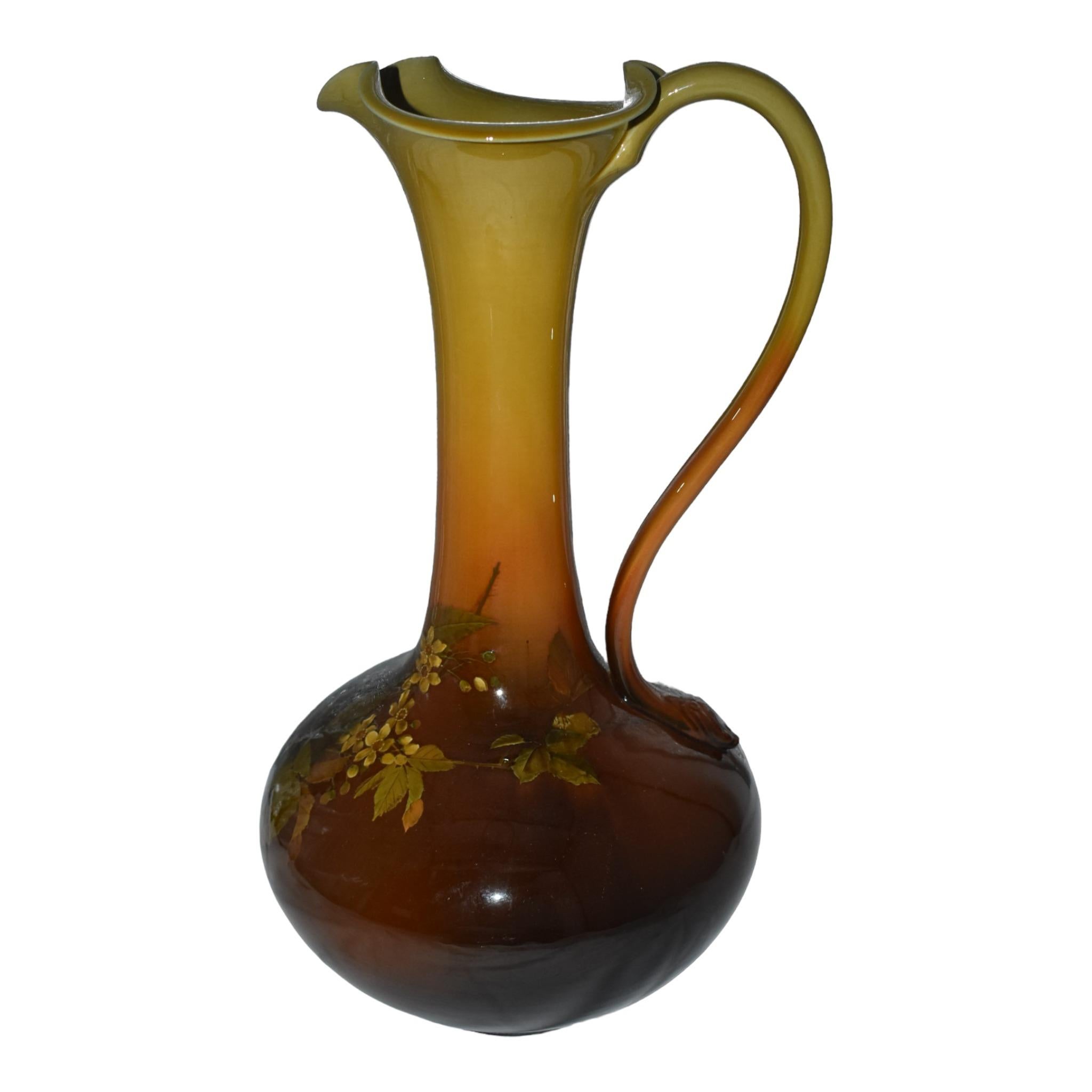Rookwood 1890 Art Pottery Standard Glaze Bird Floral 21