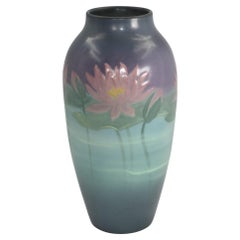 Rookwood 1925 Antique Arts And Crafts Pottery Ceramic Flower Vase 977 (Hurley)