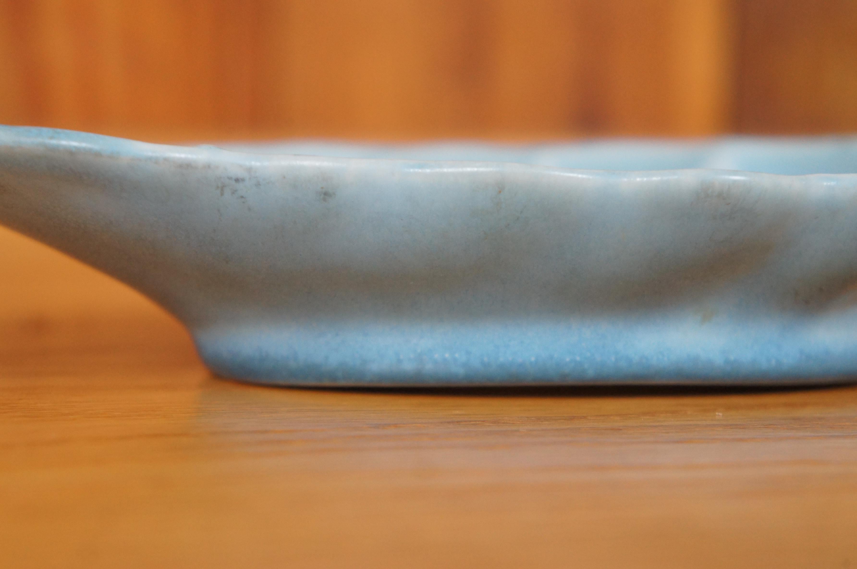 Compote de changement de plat Rookwood 1944 XLIV 6390 à motifs floraux coquillages 8 po. en vente 3