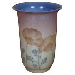 Rookwood 1944 XLIV Kataro Shirayamadani Vellum Poppy Bud Vase 7"