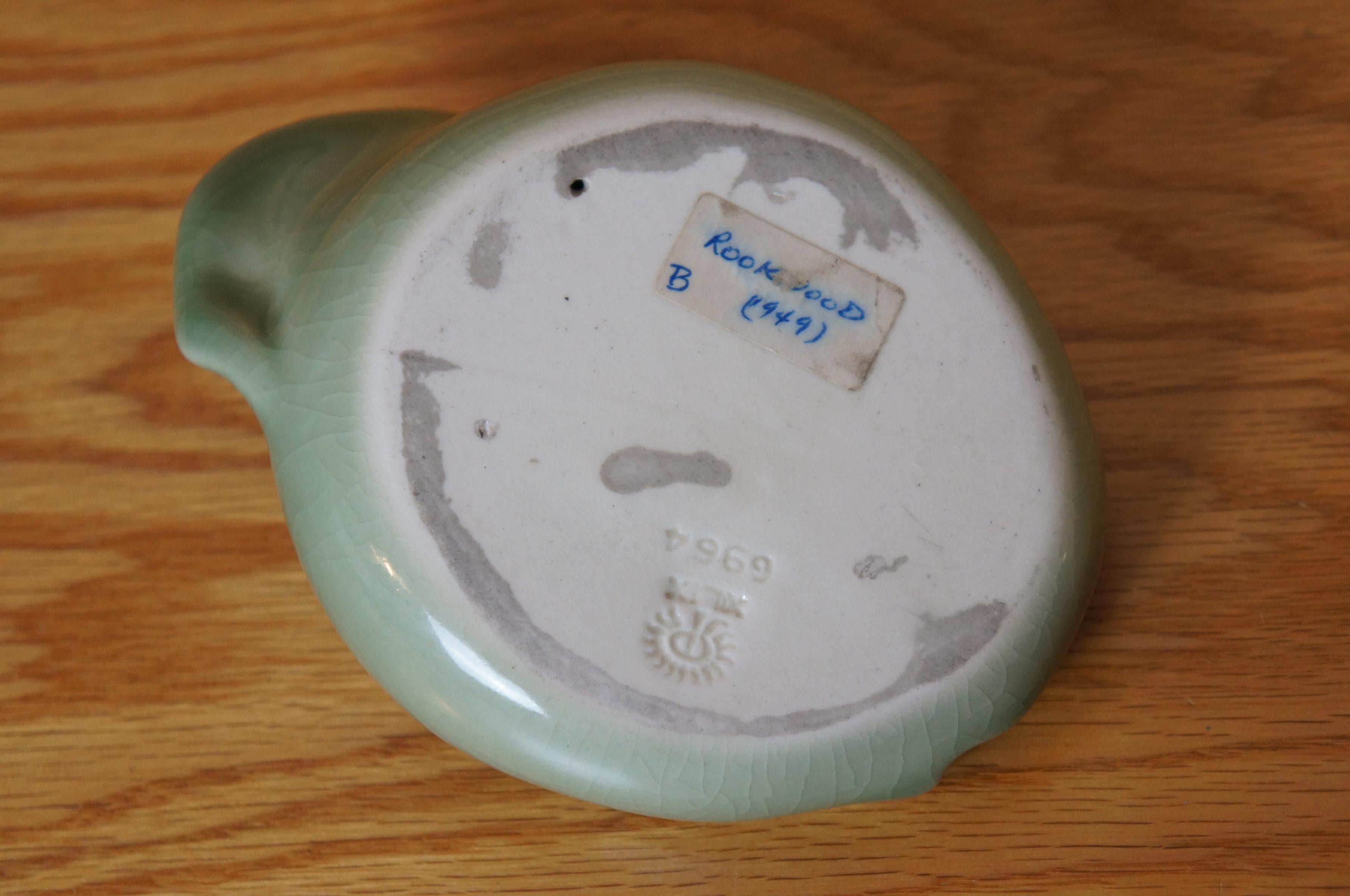 Rookwood 1949 XLIX Fisch-Aschenbecher/Kompottschale/ Change-Schale 6964 6