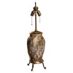 Vintage Rookwood 1951 Bengal Brown Glazed Lamp
